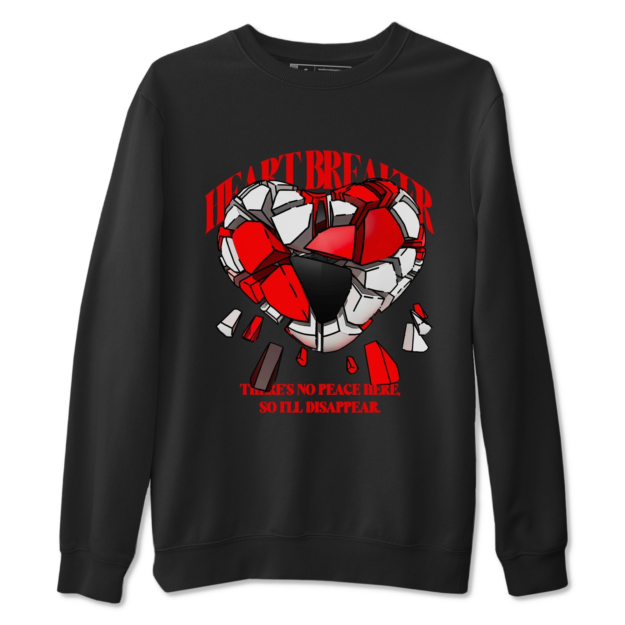 Heart Breaker snkmatch Tees - Air Jordan 1 Black Toe Reimagined