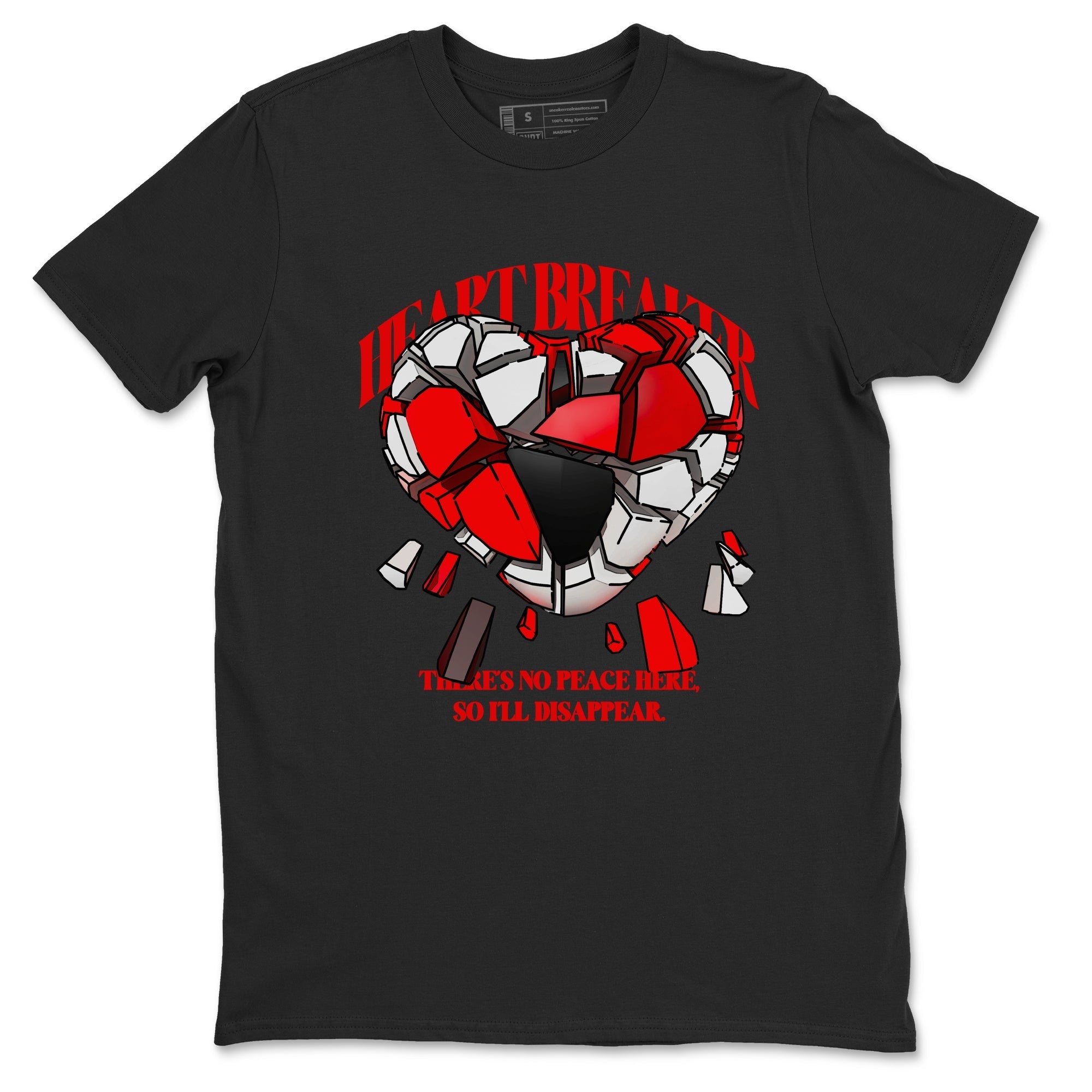 Heart Breaker snkmatch Tees - Air Jordan 1 Black Toe Reimagined