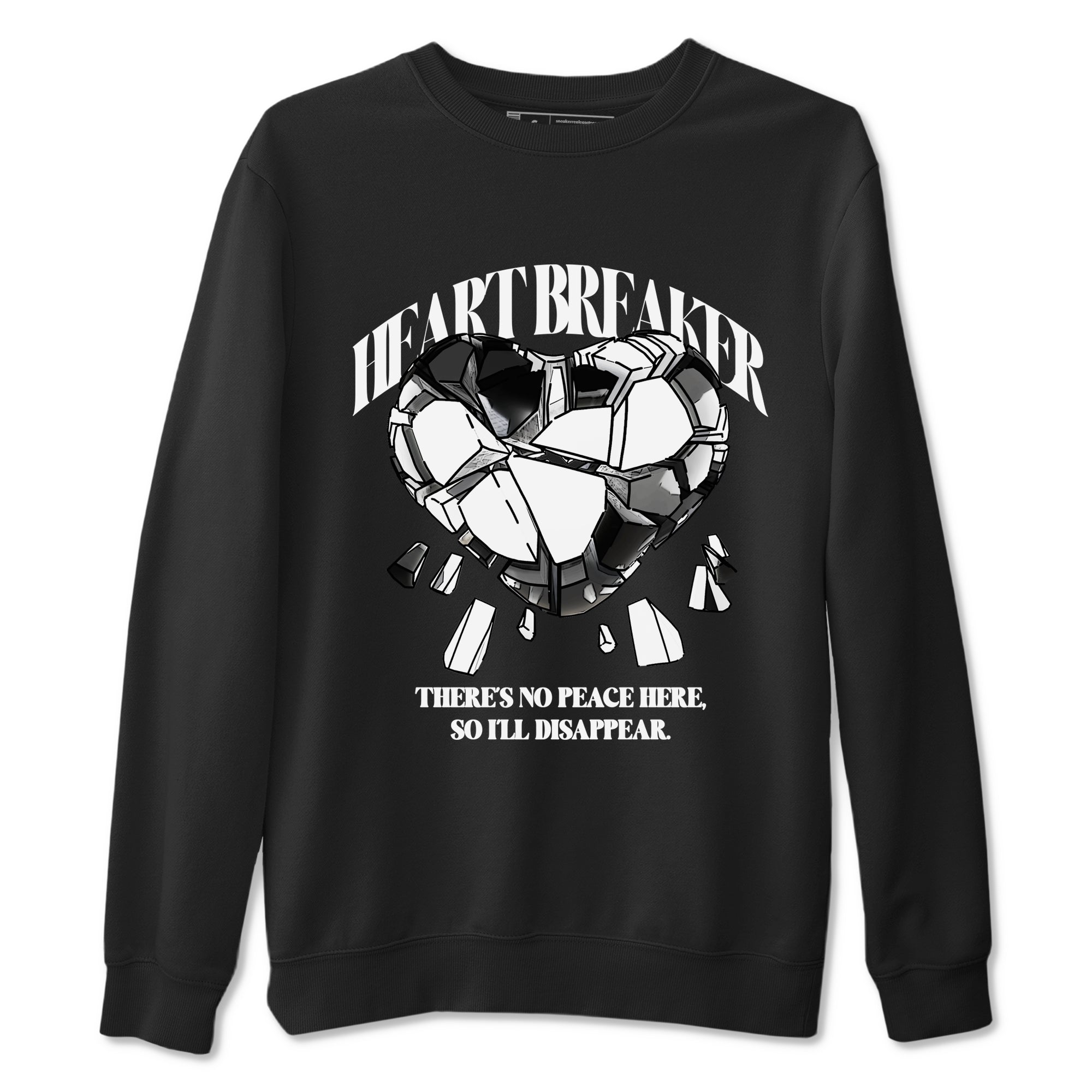 Heart Breaker snkmatch Tees - Air Jordan 1 Black White