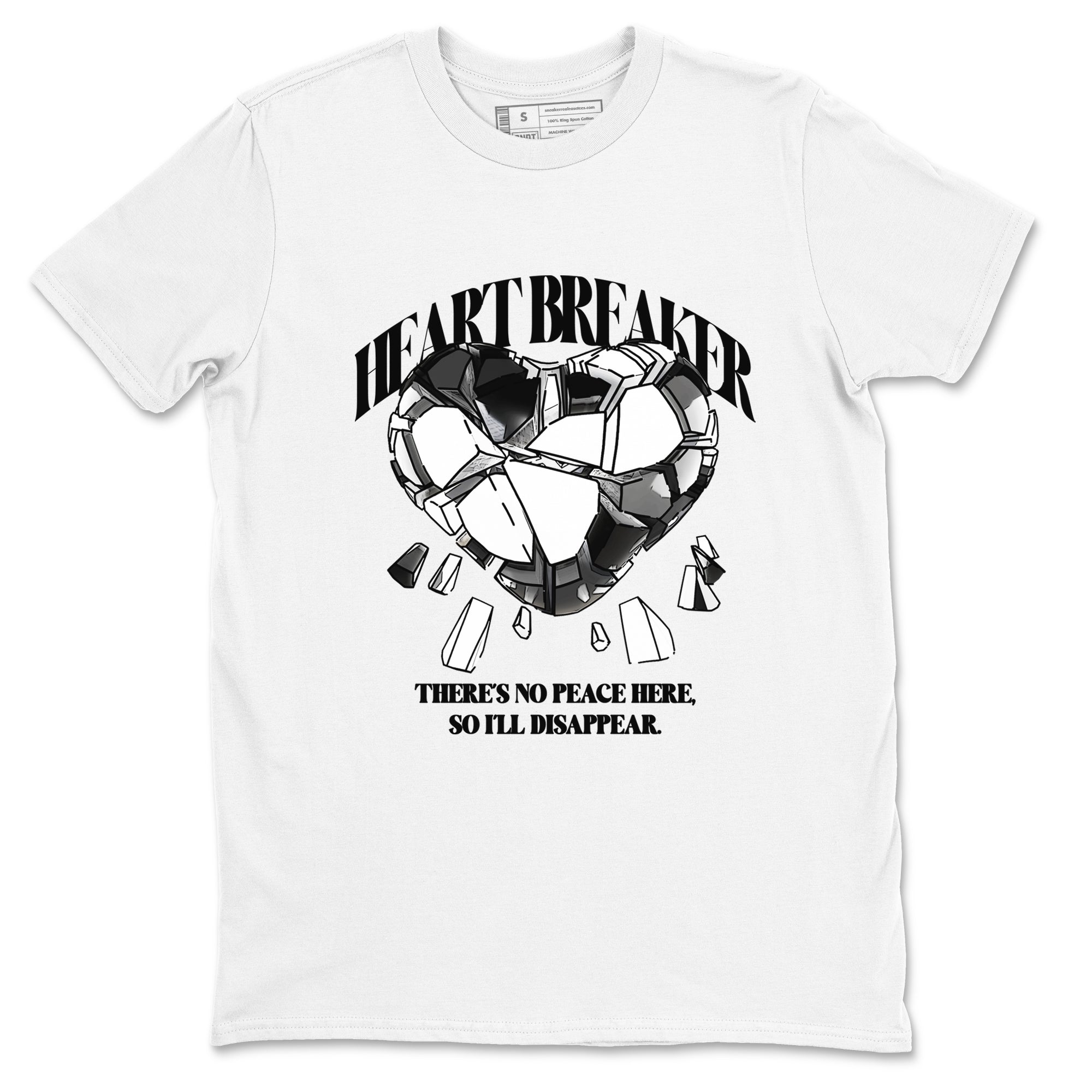 Heart Breaker snkmatch Tees - Air Jordan 1 Black White