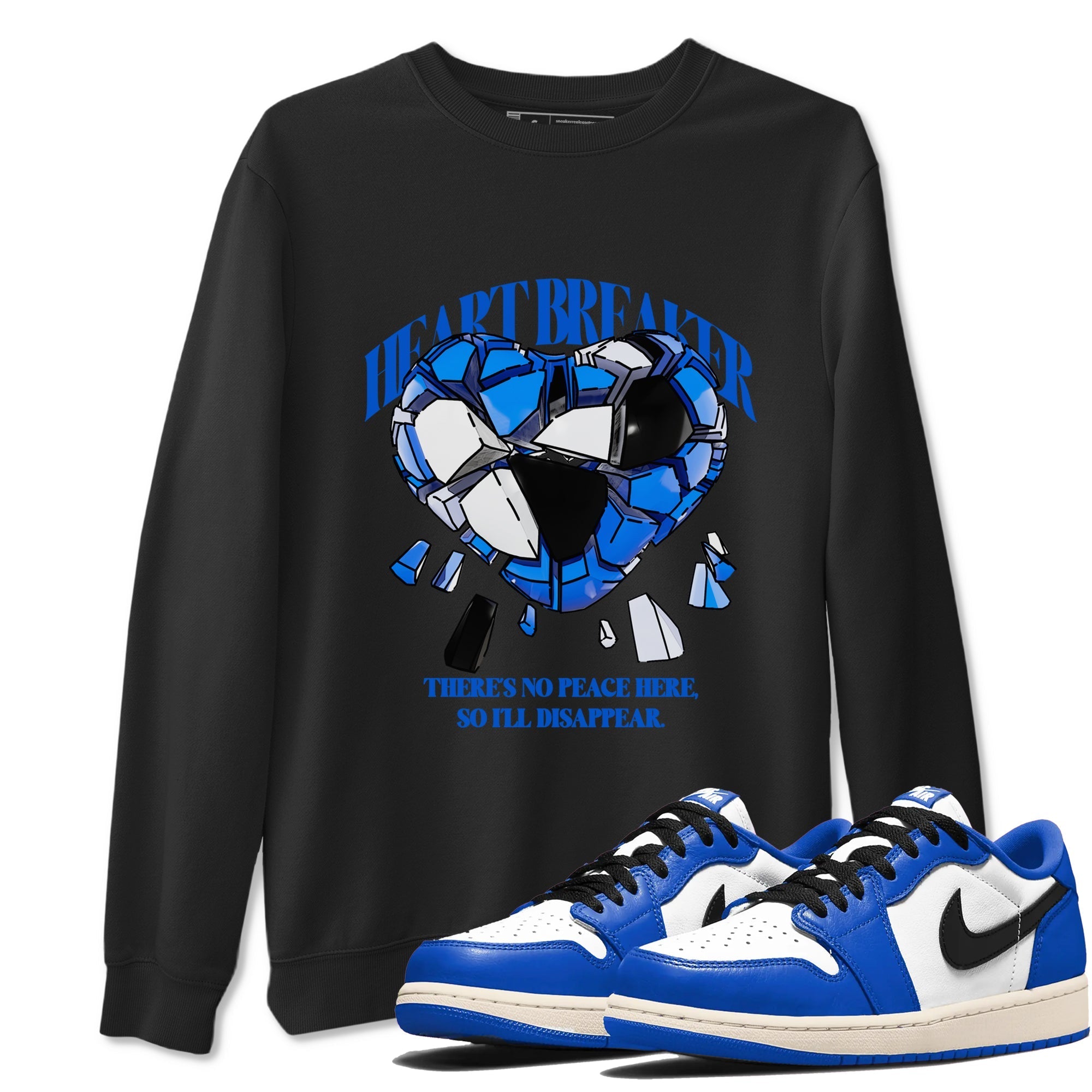 Heart Breaker snkmatch Tees - Air Jordan 1 Game Royal