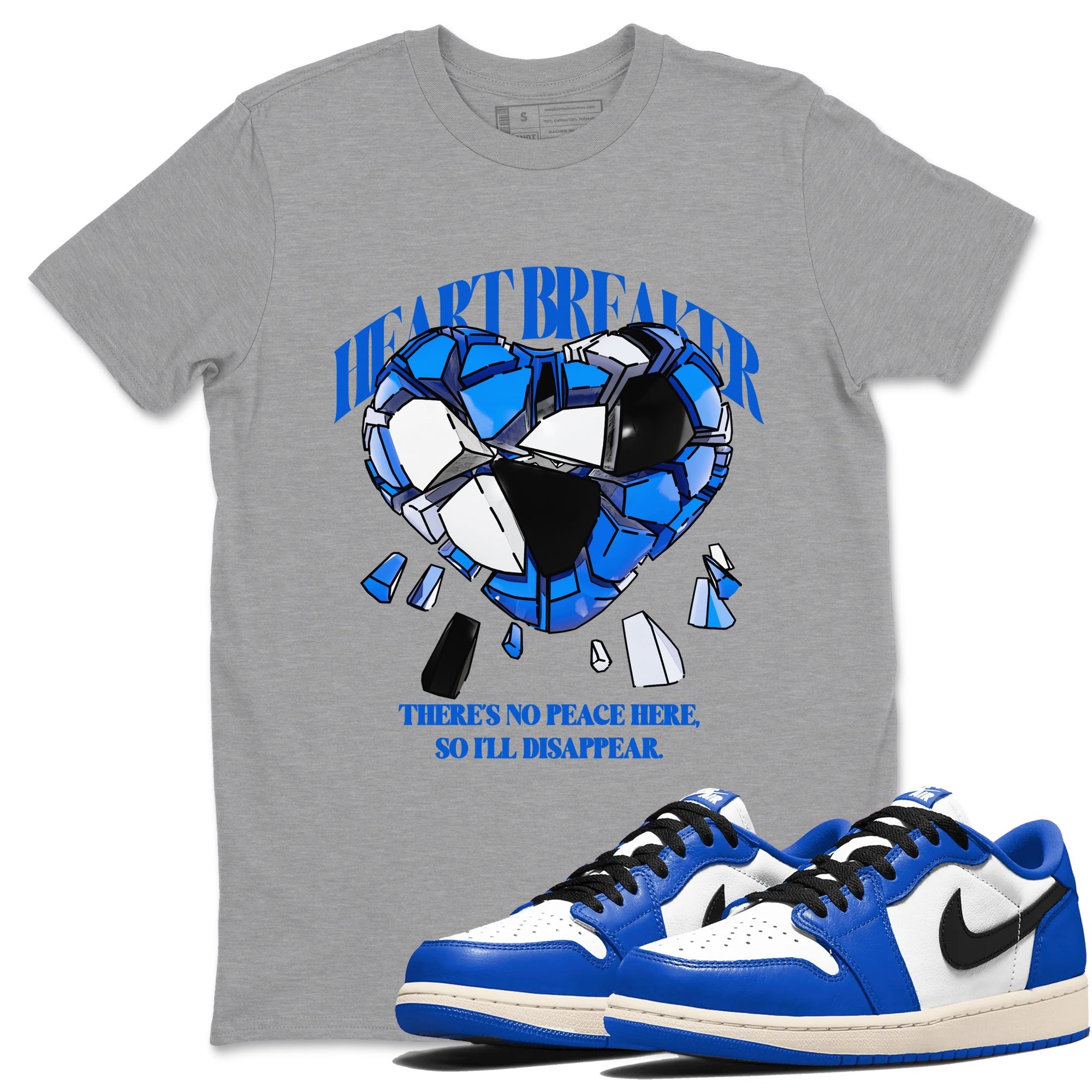 Heart Breaker snkmatch Tees - Air Jordan 1 Game Royal