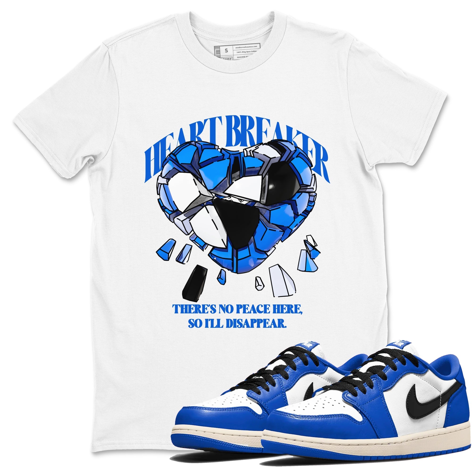 Heart Breaker snkmatch Tees - Air Jordan 1 Game Royal