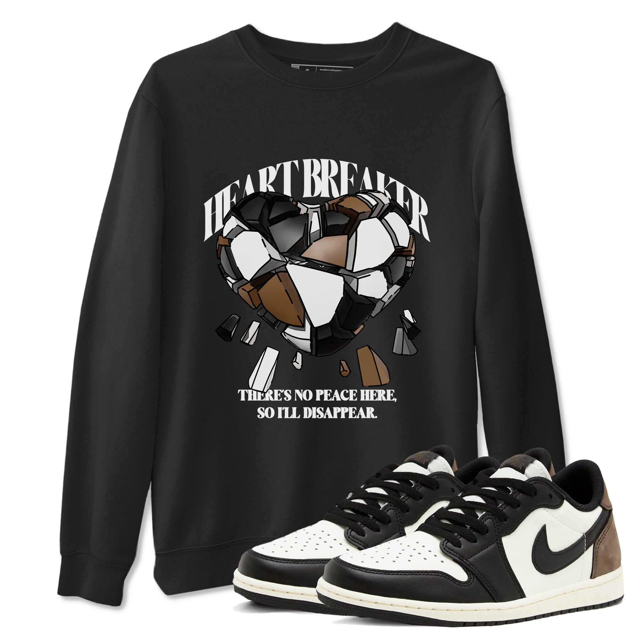 Heart Breaker snkmatch Tees - Air Jordan 1 Mocha