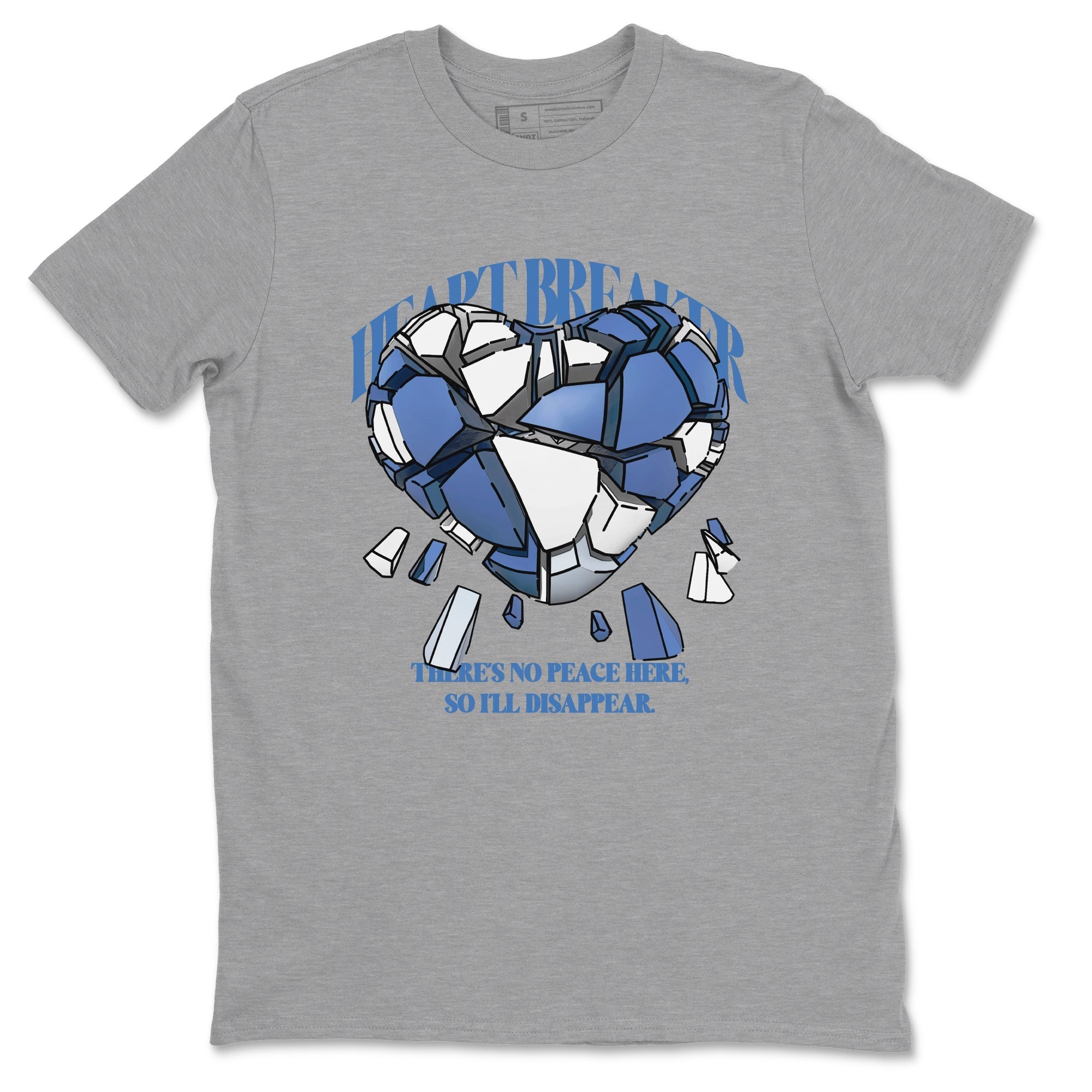 Heart Breaker snkmatch Tees - Air Jordan 11 Diffused Blue