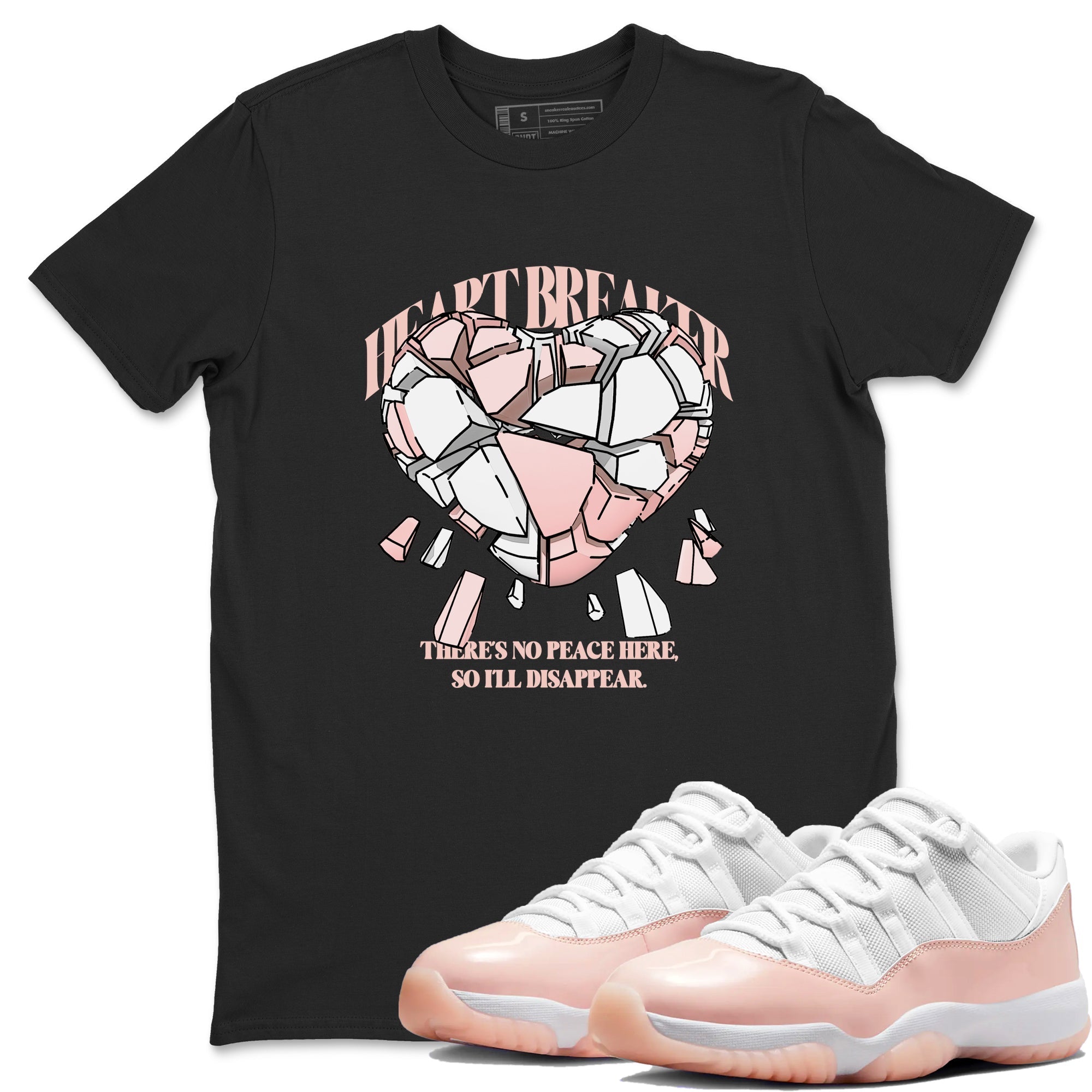Heart Breaker snkmatch Tees - Air Jordan 11 Legend Pink