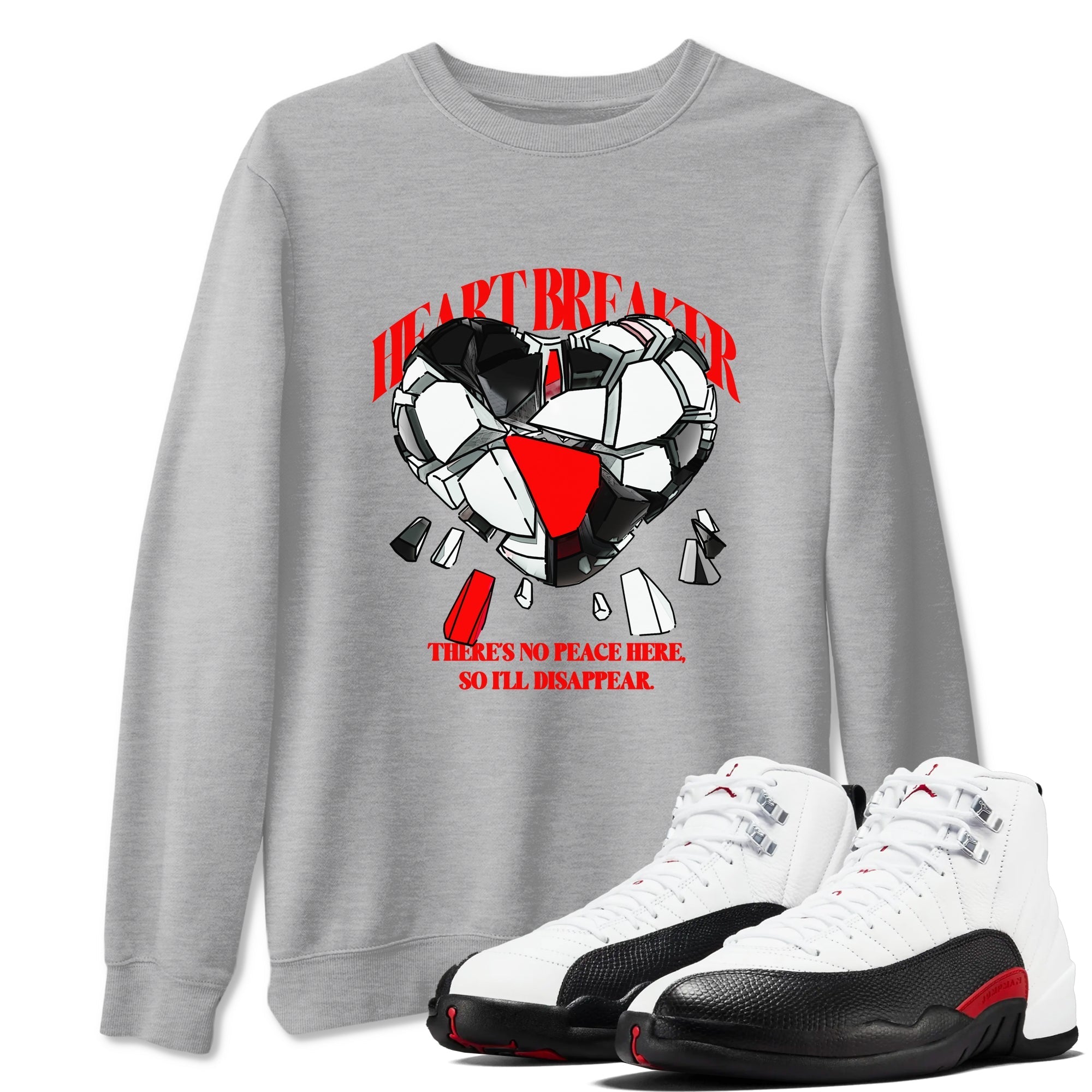 Heart Breaker snkmatch Tees - Air Jordan 12 Taxi Flip