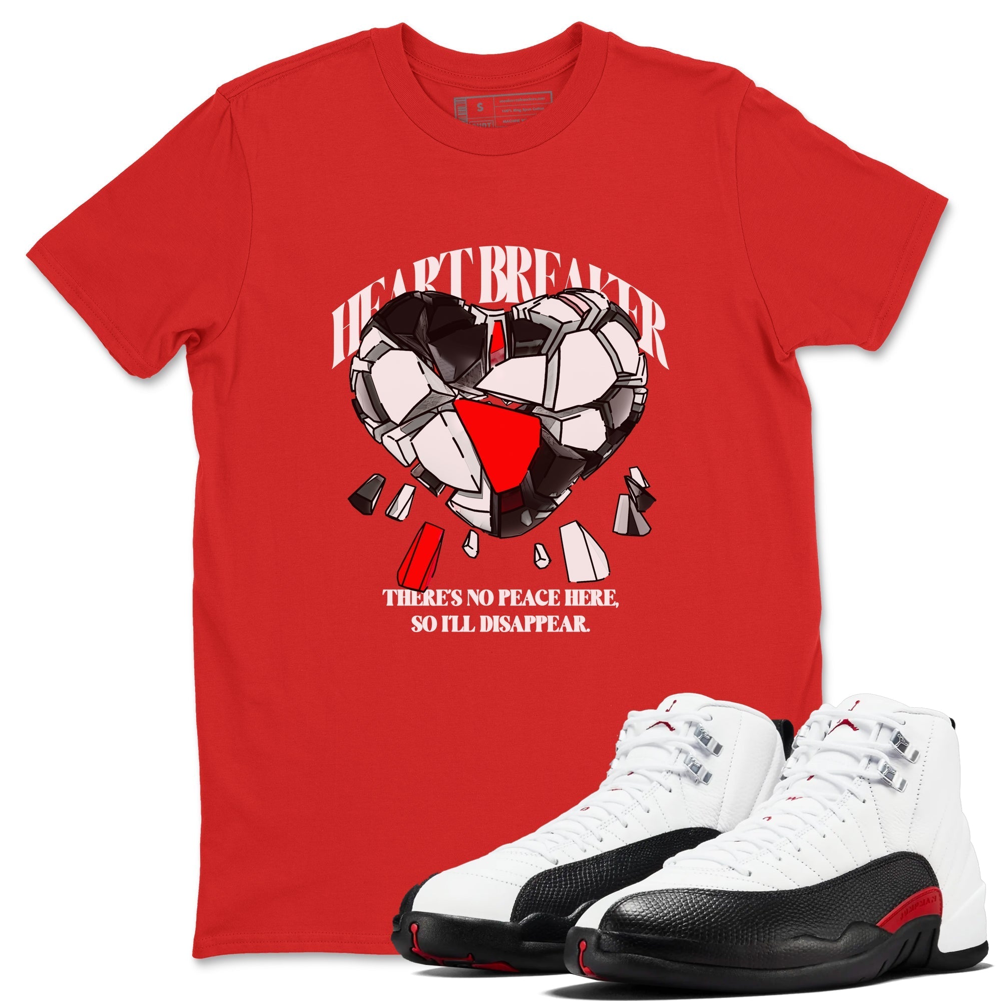 Heart Breaker snkmatch Tees - Air Jordan 12 Taxi Flip