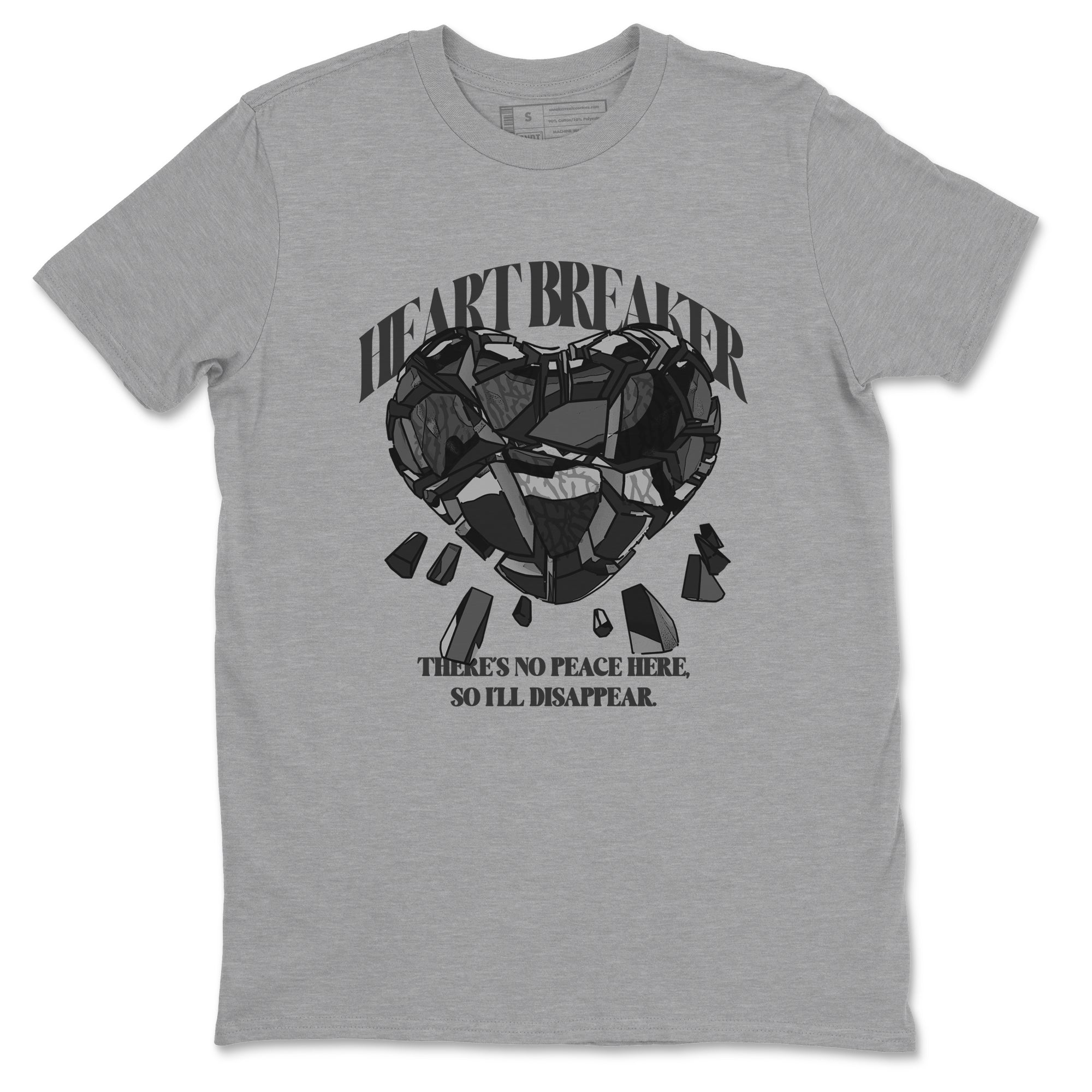 Heart Breaker snkmatch Tees - Air Jordan 3 Black Cat