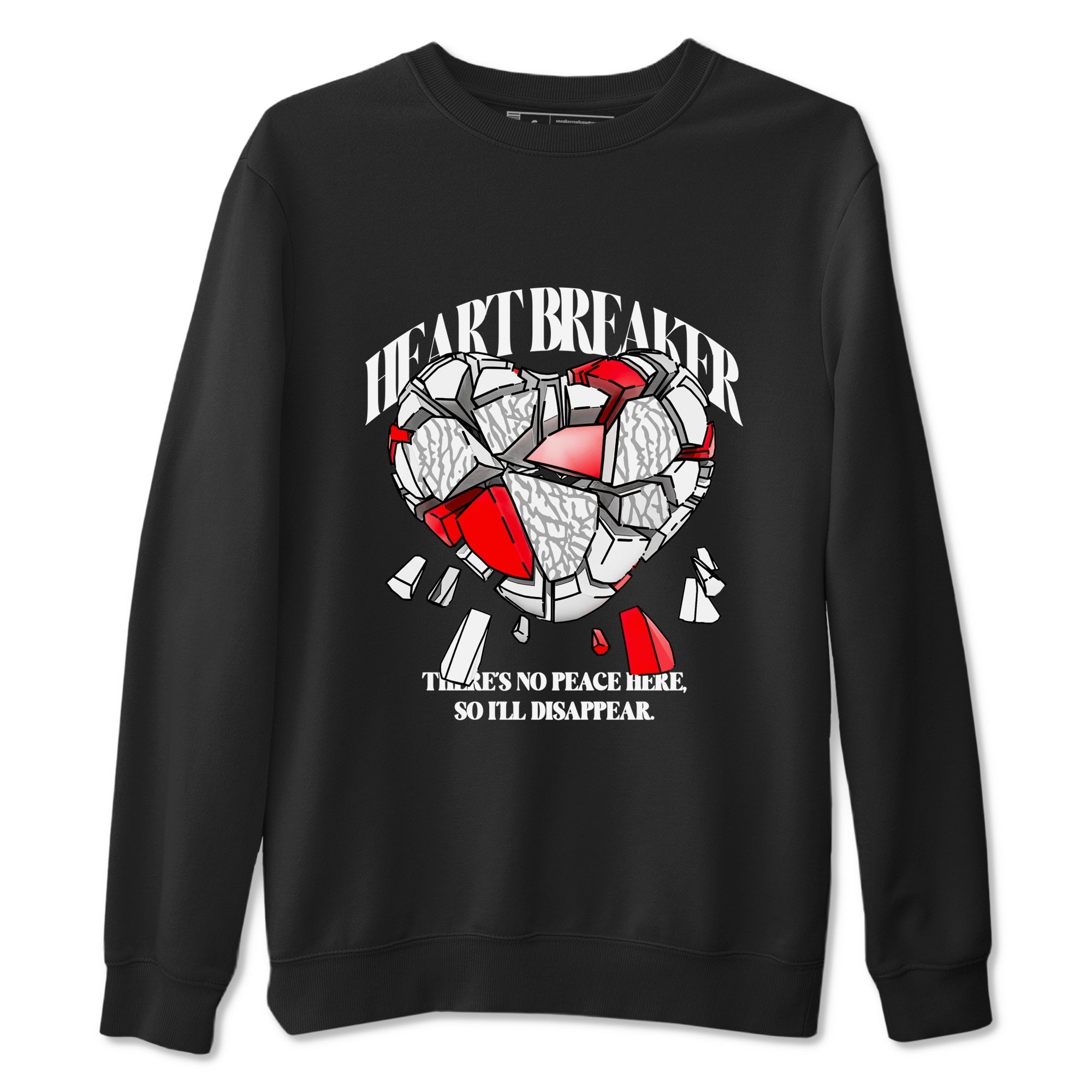 Heart Breaker snkmatch Tees - Air Jordan 3 Cement Grey