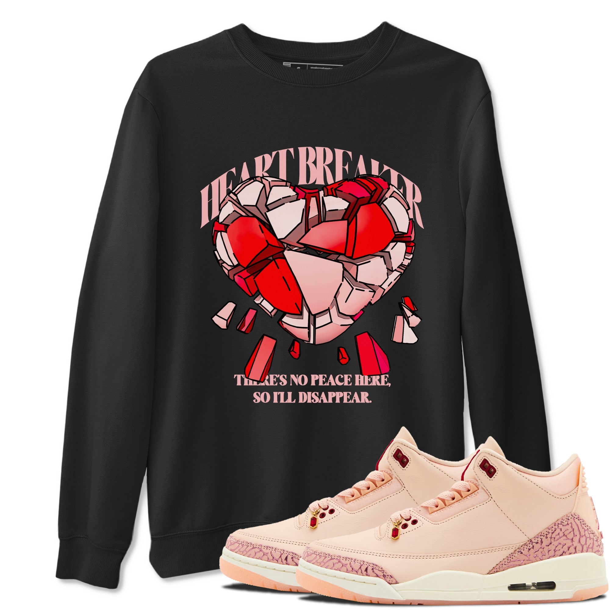 Heart Breaker snkmatch Tees - Air Jordan 3 Valentines Day