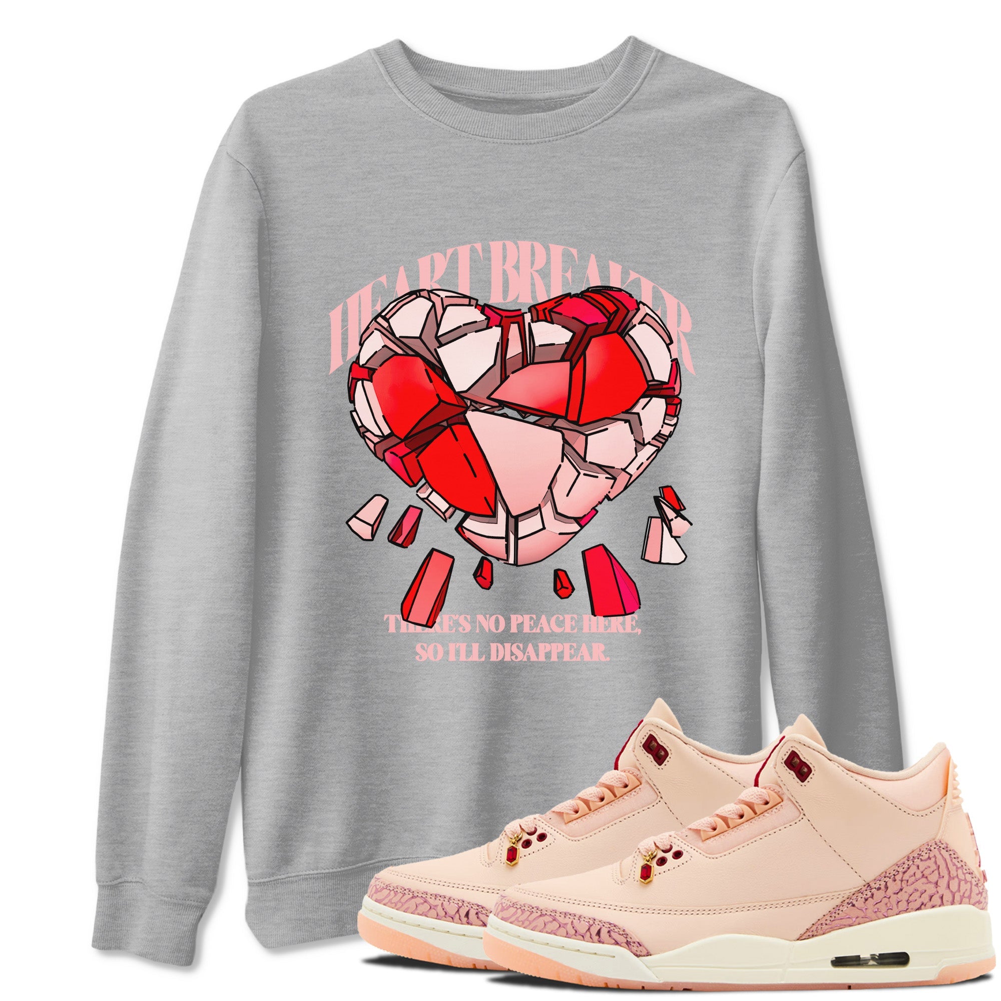 Heart Breaker snkmatch Tees - Air Jordan 3 Valentines Day