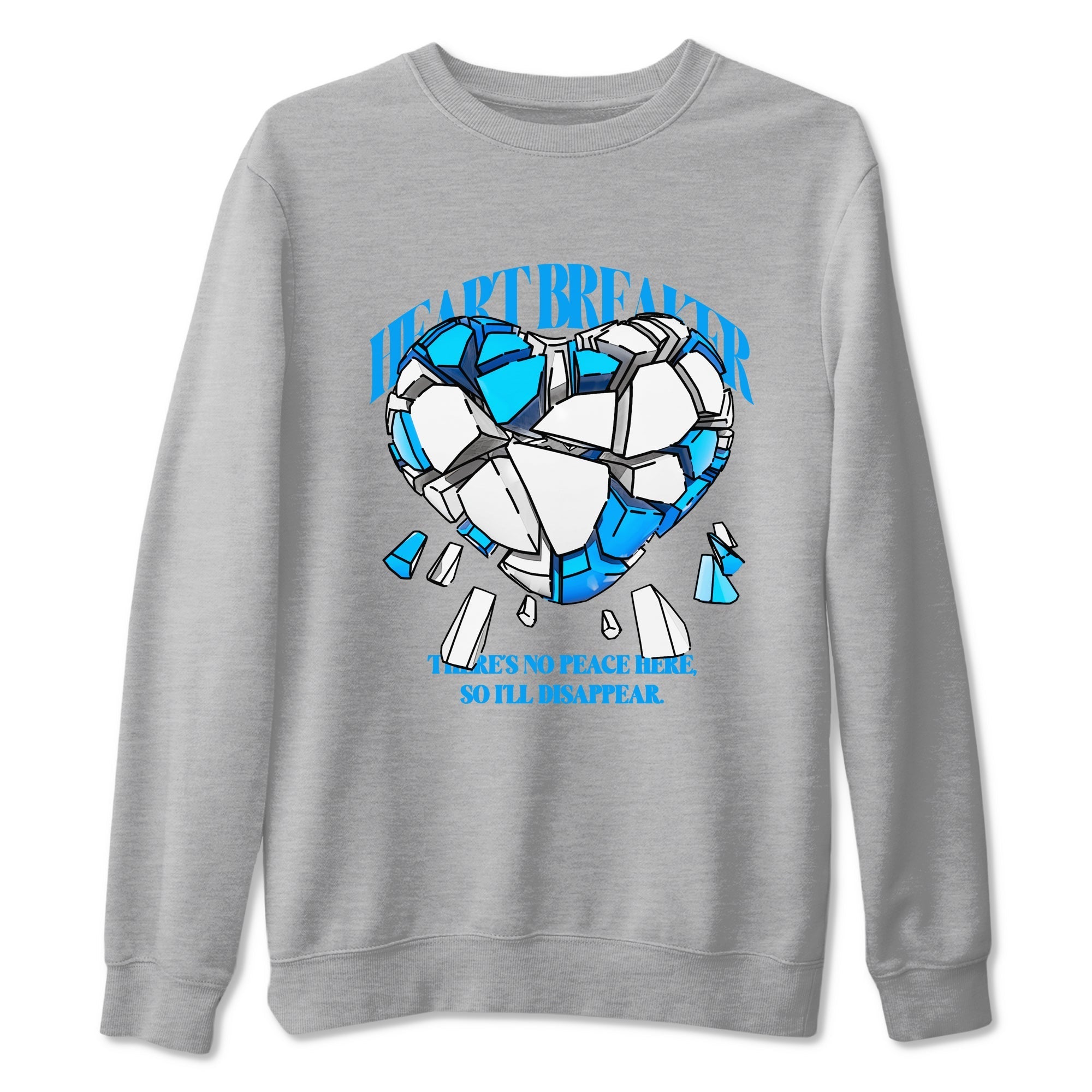 Heart Breaker snkmatch Tees - Air Jordan 4 Military Blue