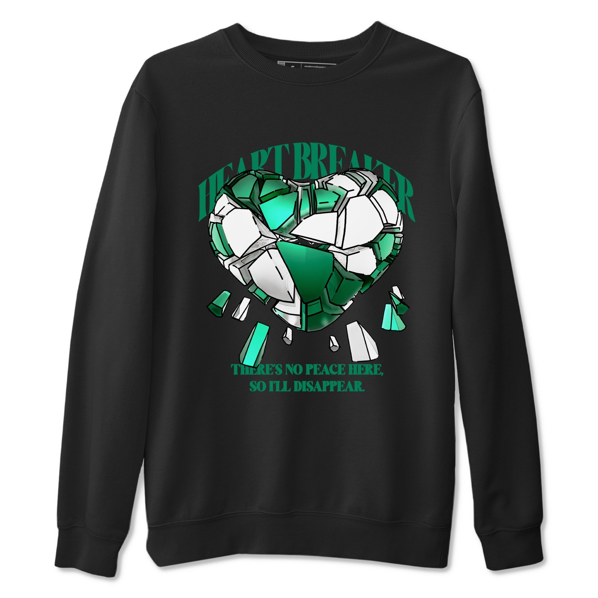 Heart Breaker snkmatch Tees - Air Jordan 4 Oxidized Green