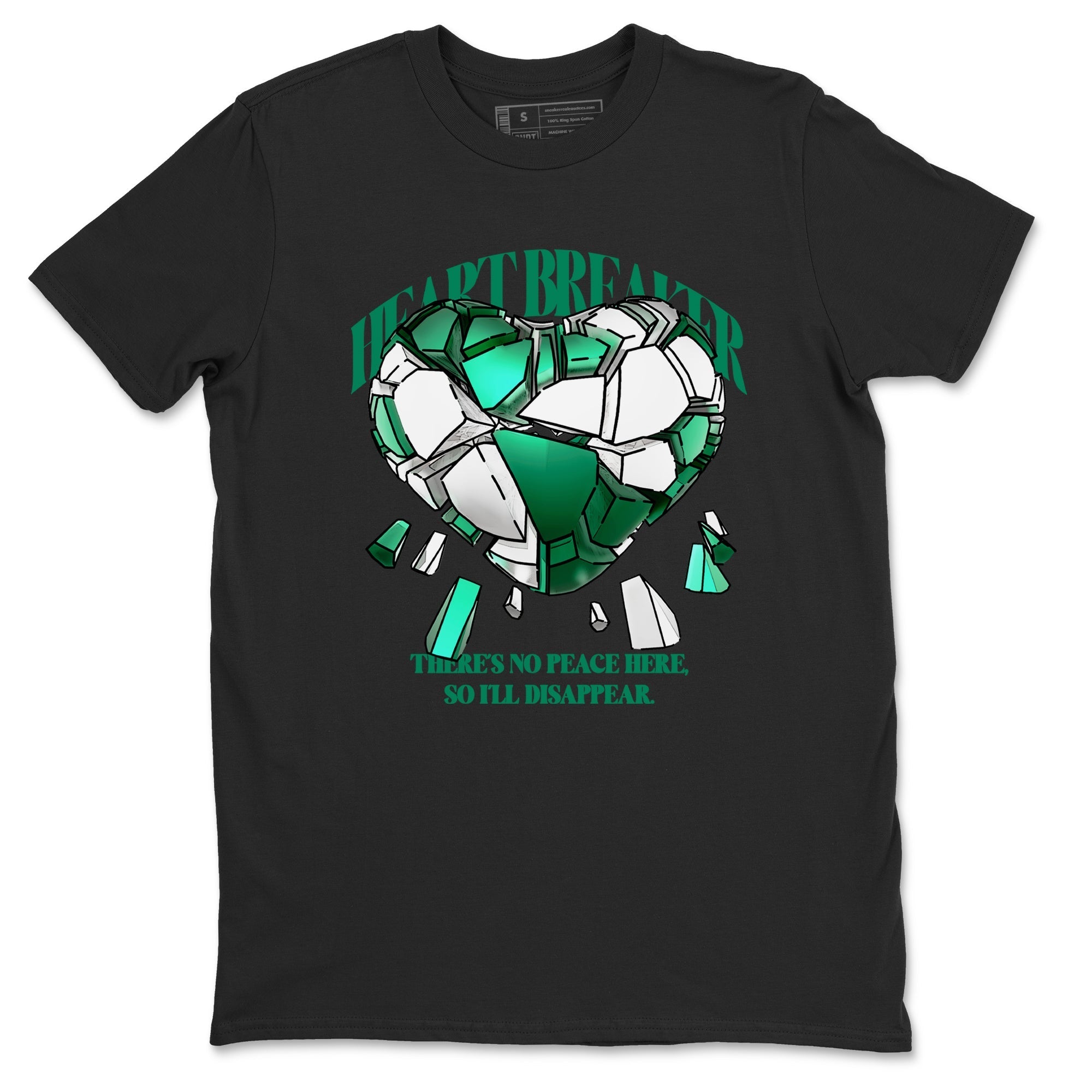 Heart Breaker snkmatch Tees - Air Jordan 4 Oxidized Green