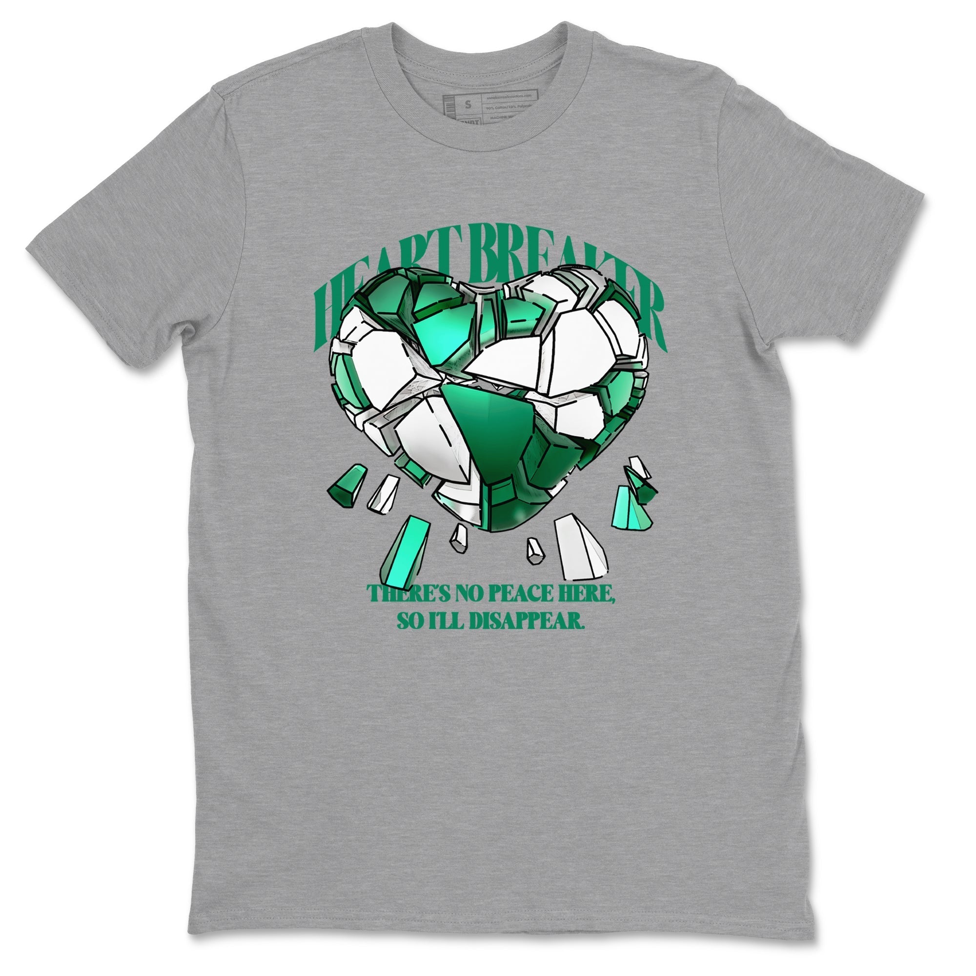 Heart Breaker snkmatch Tees - Air Jordan 4 Oxidized Green