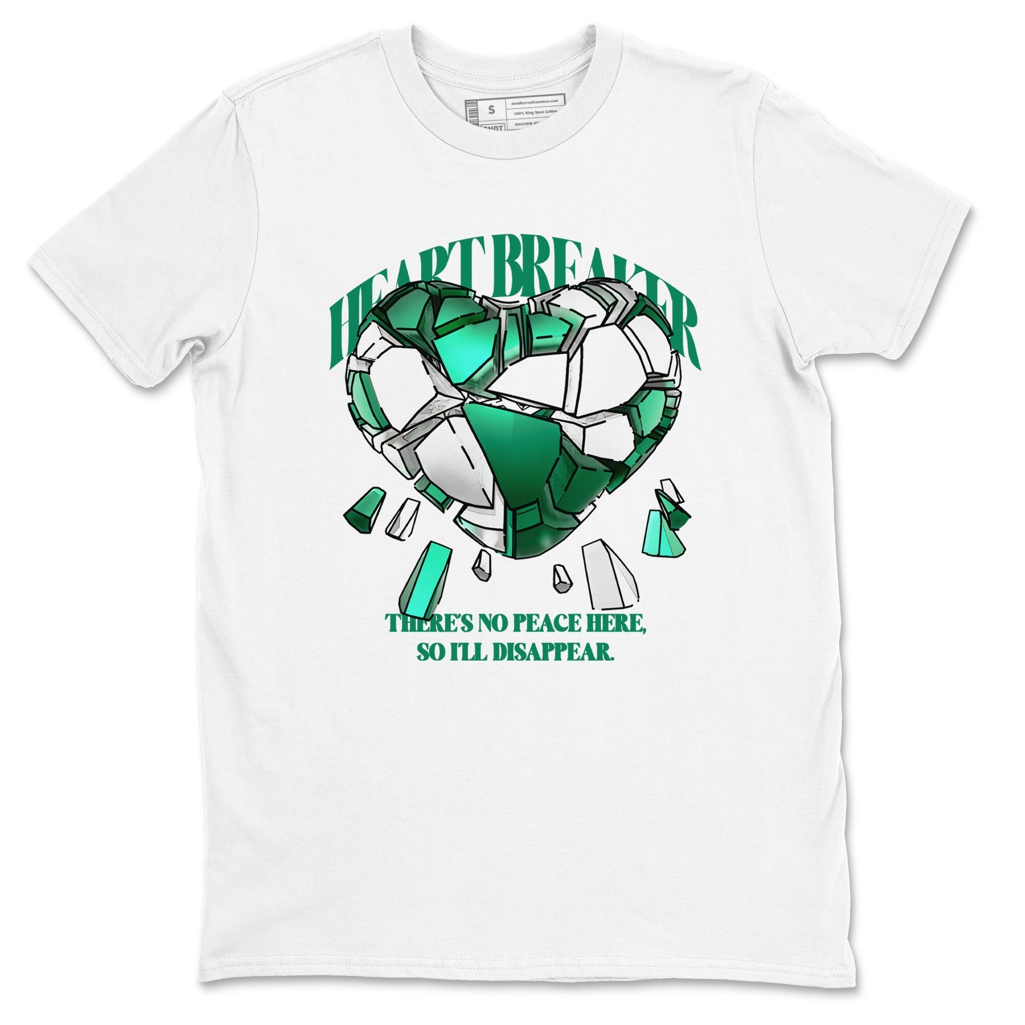 Heart Breaker snkmatch Tees - Air Jordan 4 Oxidized Green