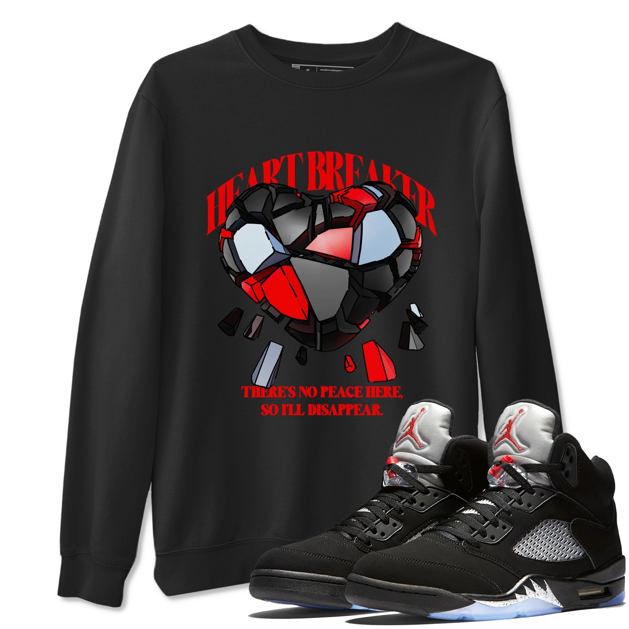 Heart Breaker snkmatch Tees - Air Jordan 5 Reimagined