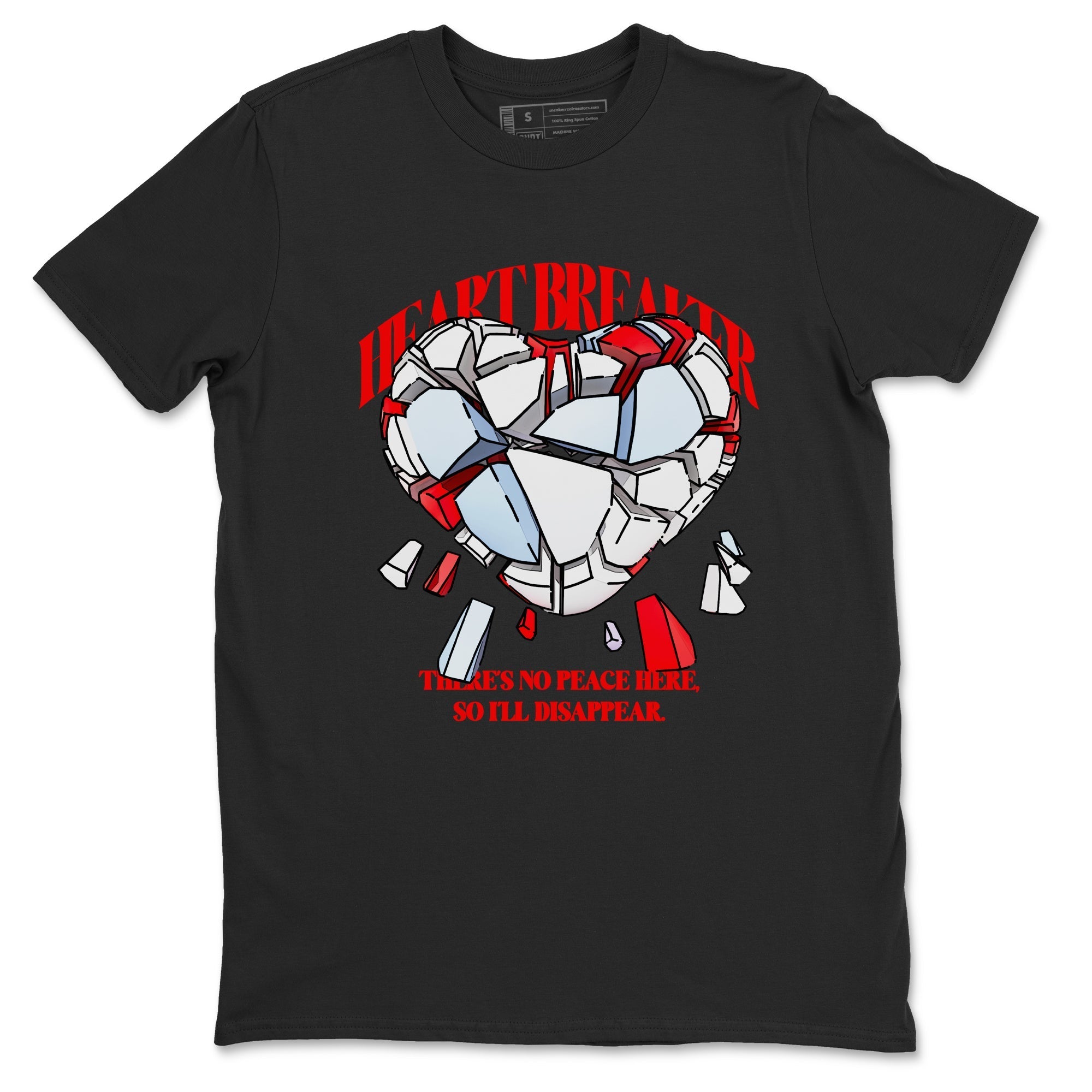 Heart Breaker snkmatch Tees - Air Jordan 6 Fire Red