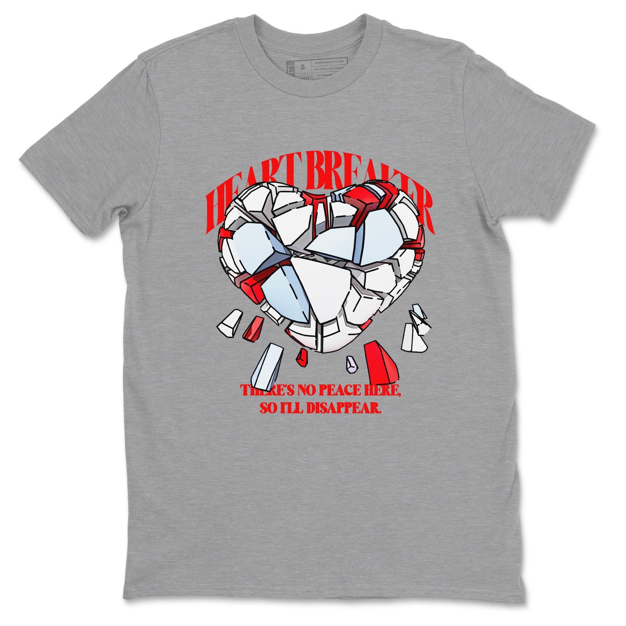 Heart Breaker snkmatch Tees - Air Jordan 6 Fire Red