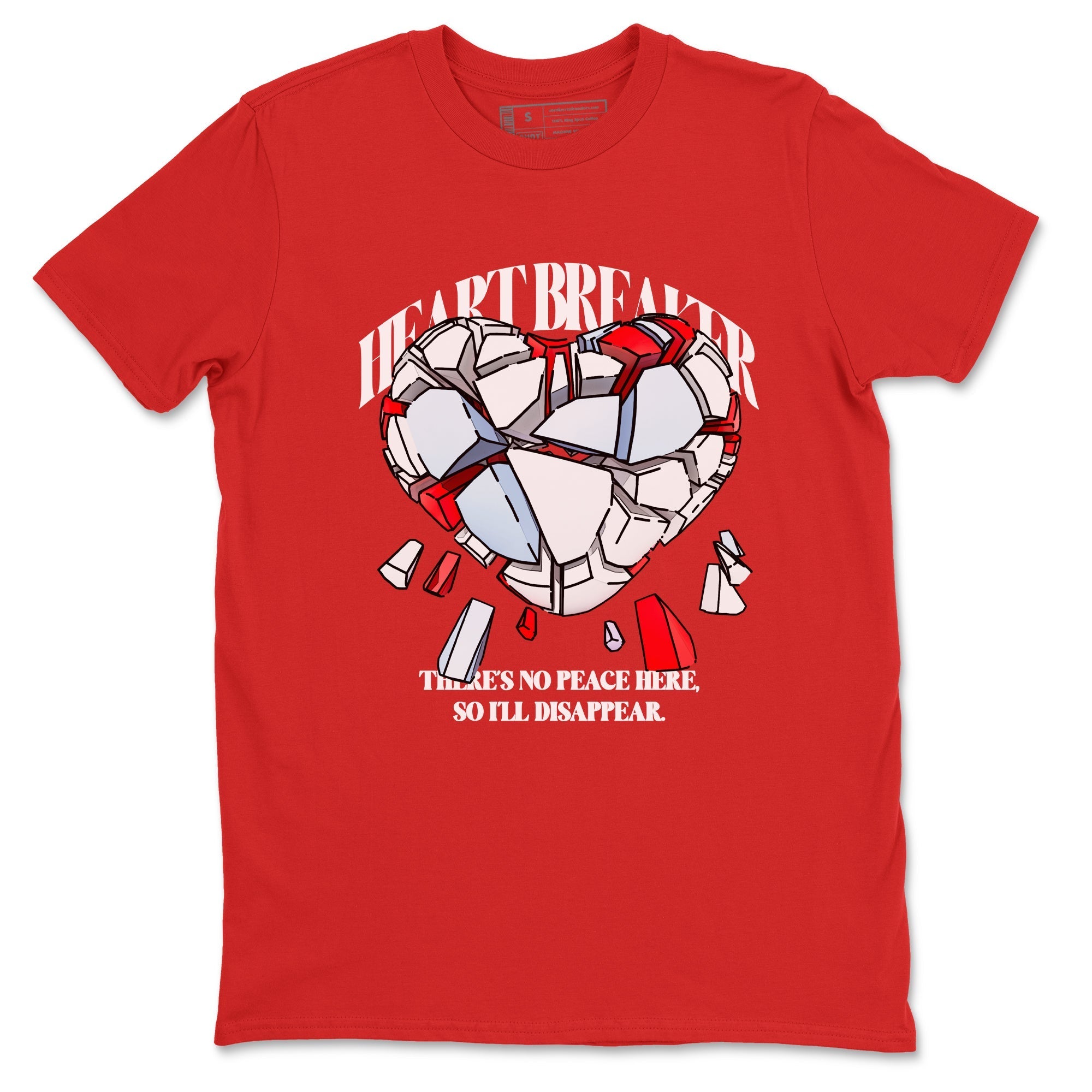 Heart Breaker snkmatch Tees - Air Jordan 6 Fire Red