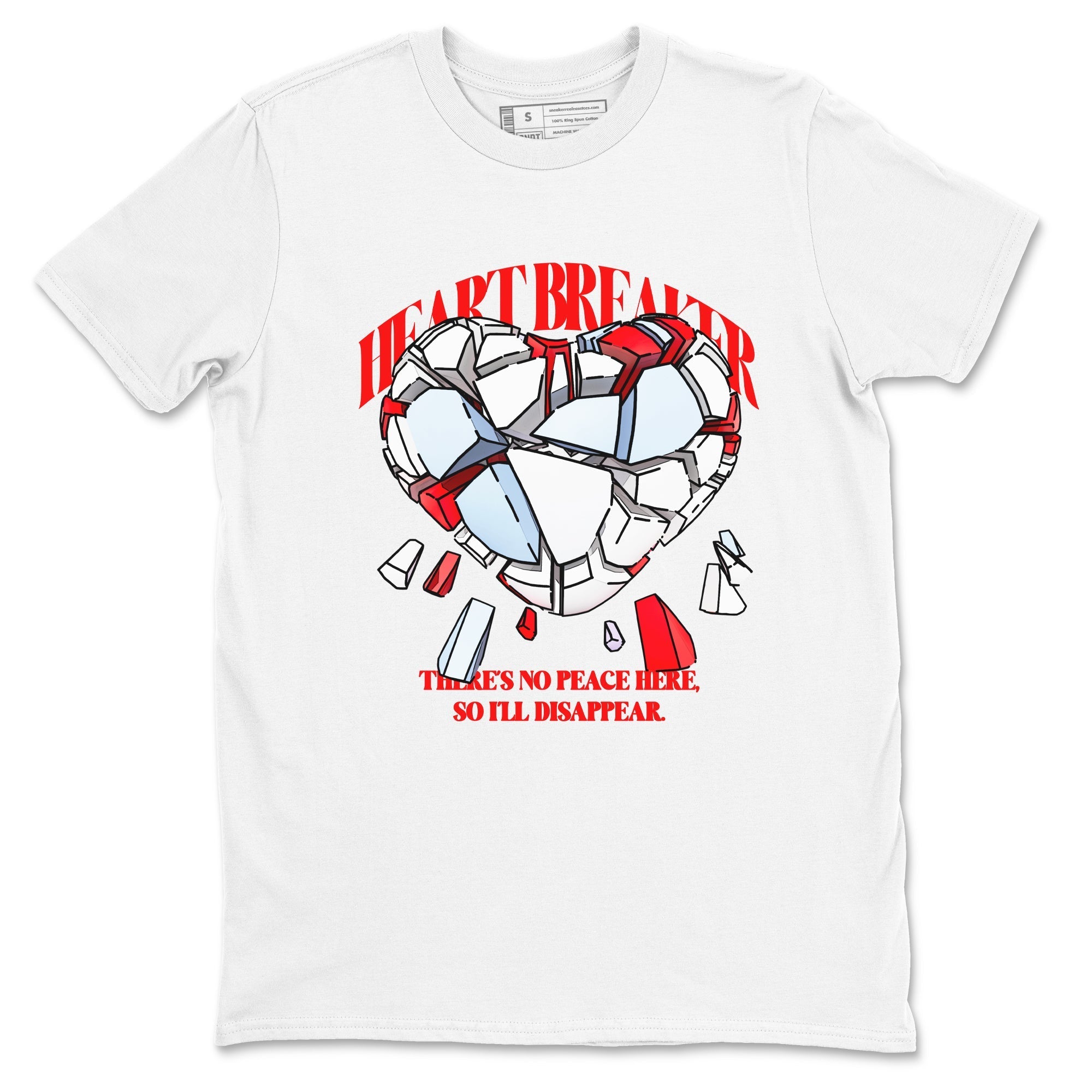 Heart Breaker snkmatch Tees - Air Jordan 6 Fire Red