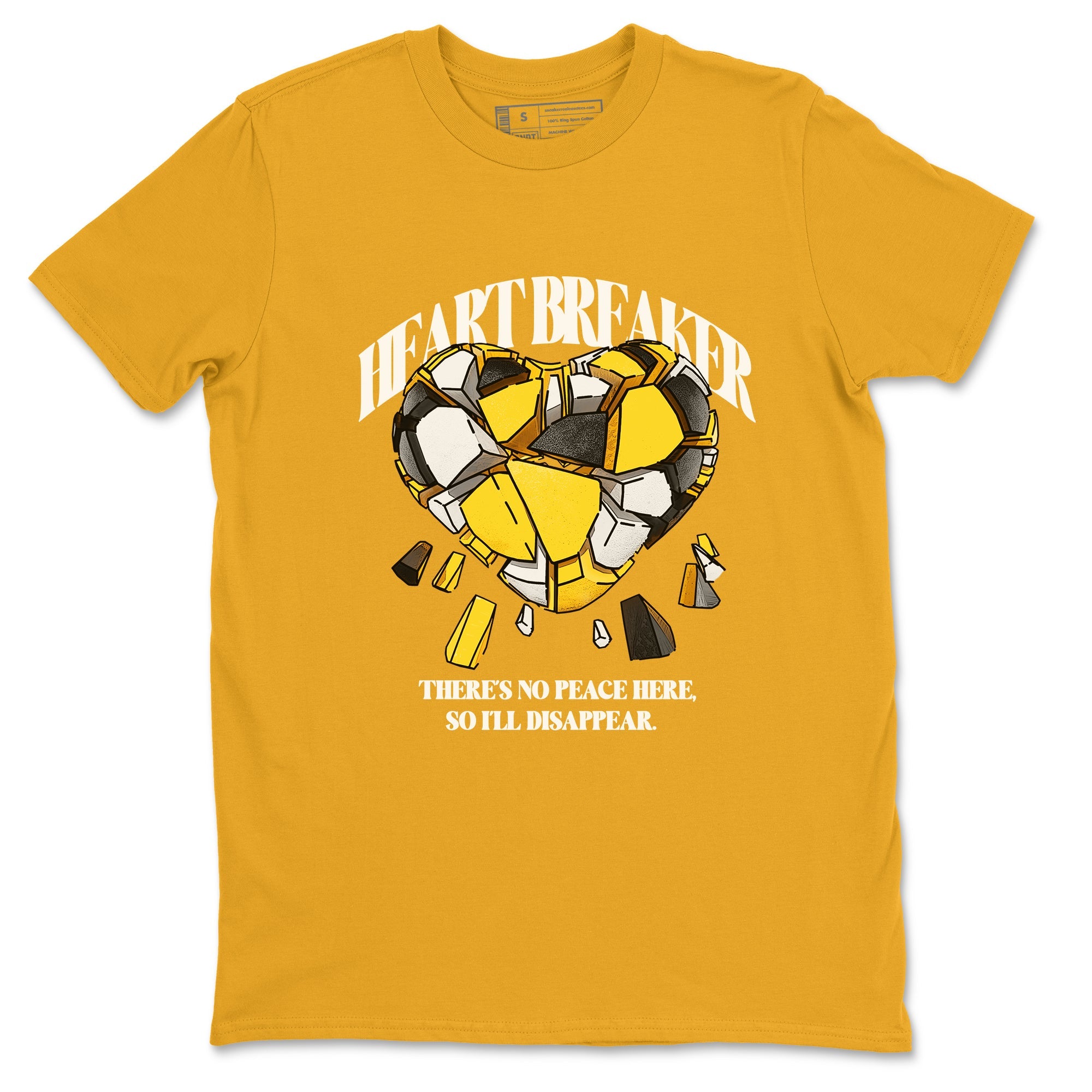 Heart Breaker snkmatch Tees - Air Jordan 6 Yellow Ochre