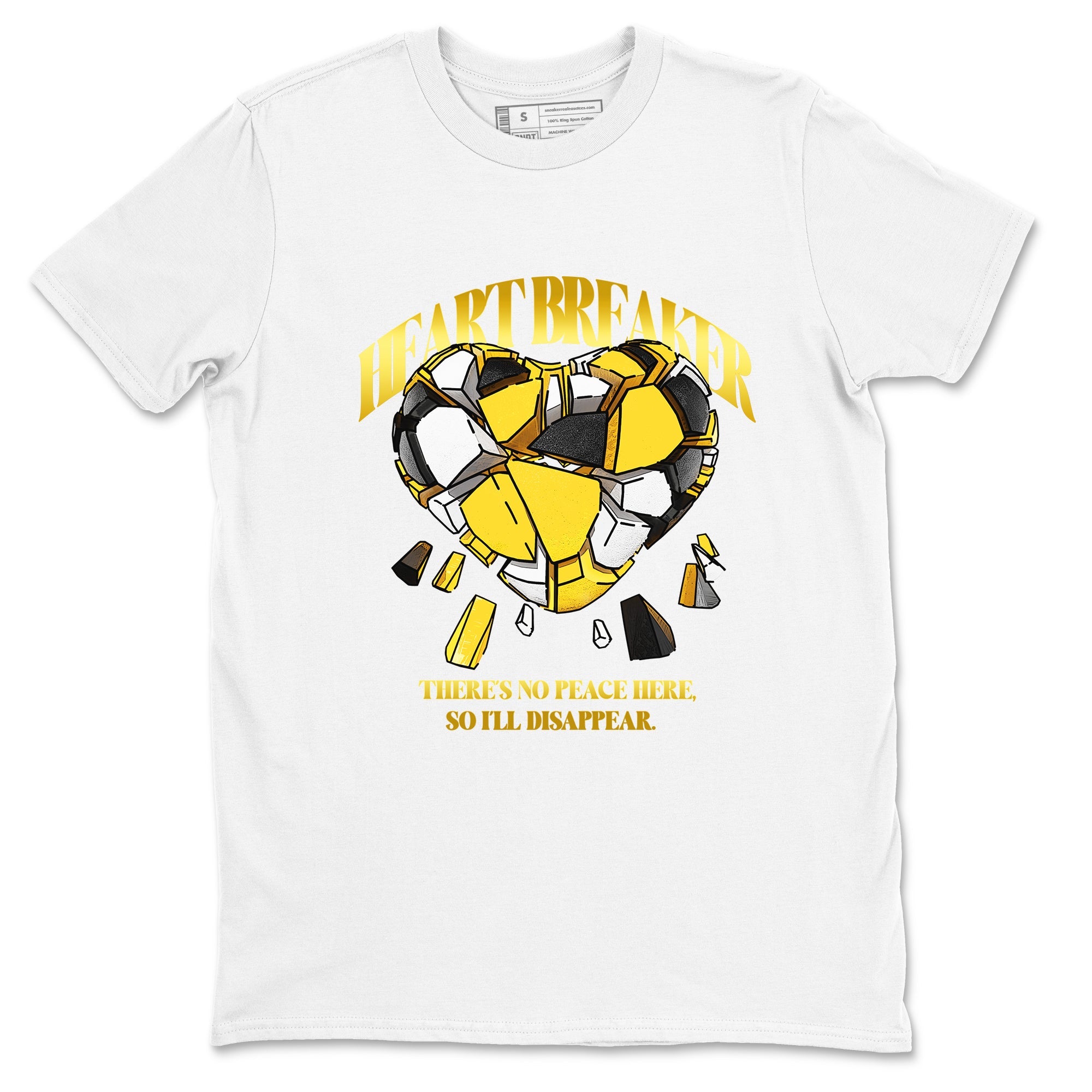 Heart Breaker snkmatch Tees - Air Jordan 6 Yellow Ochre