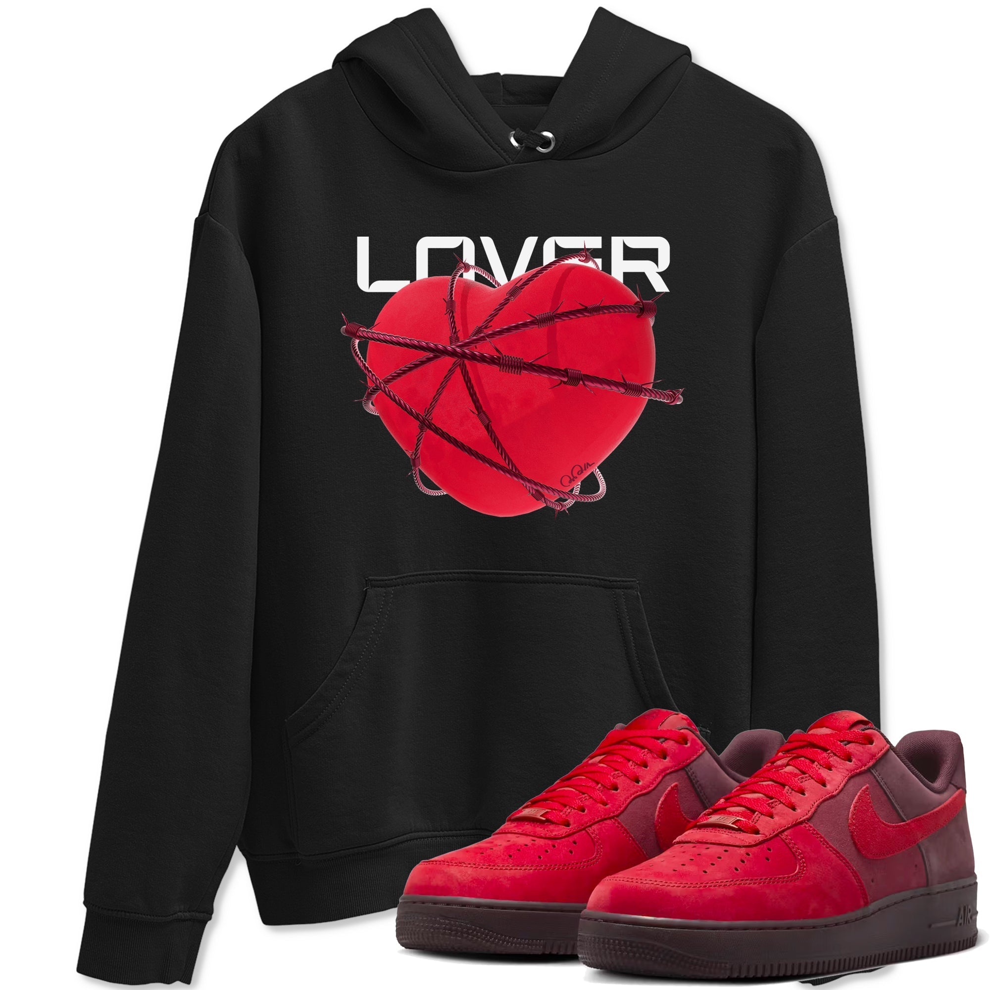 Heart Lover snkmatch Tees - Air Force 1 Layers Of Love