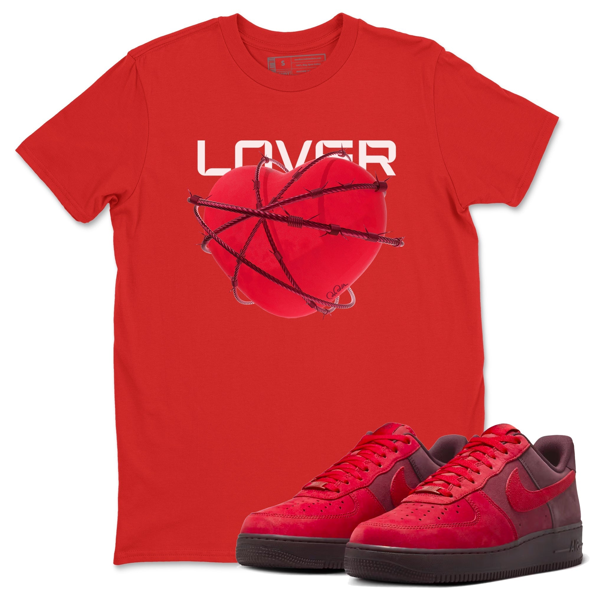 Heart Lover snkmatch Tees - Air Force 1 Layers Of Love