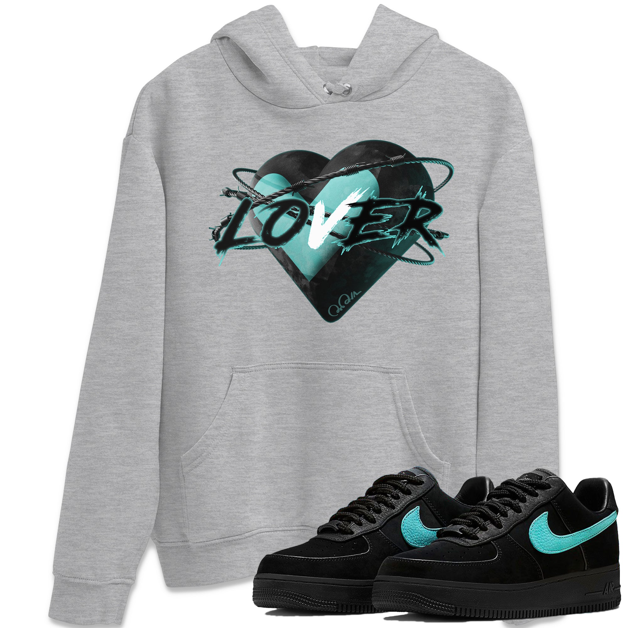Heart Lover Unisex Tops - Air Force 1 Tiffany