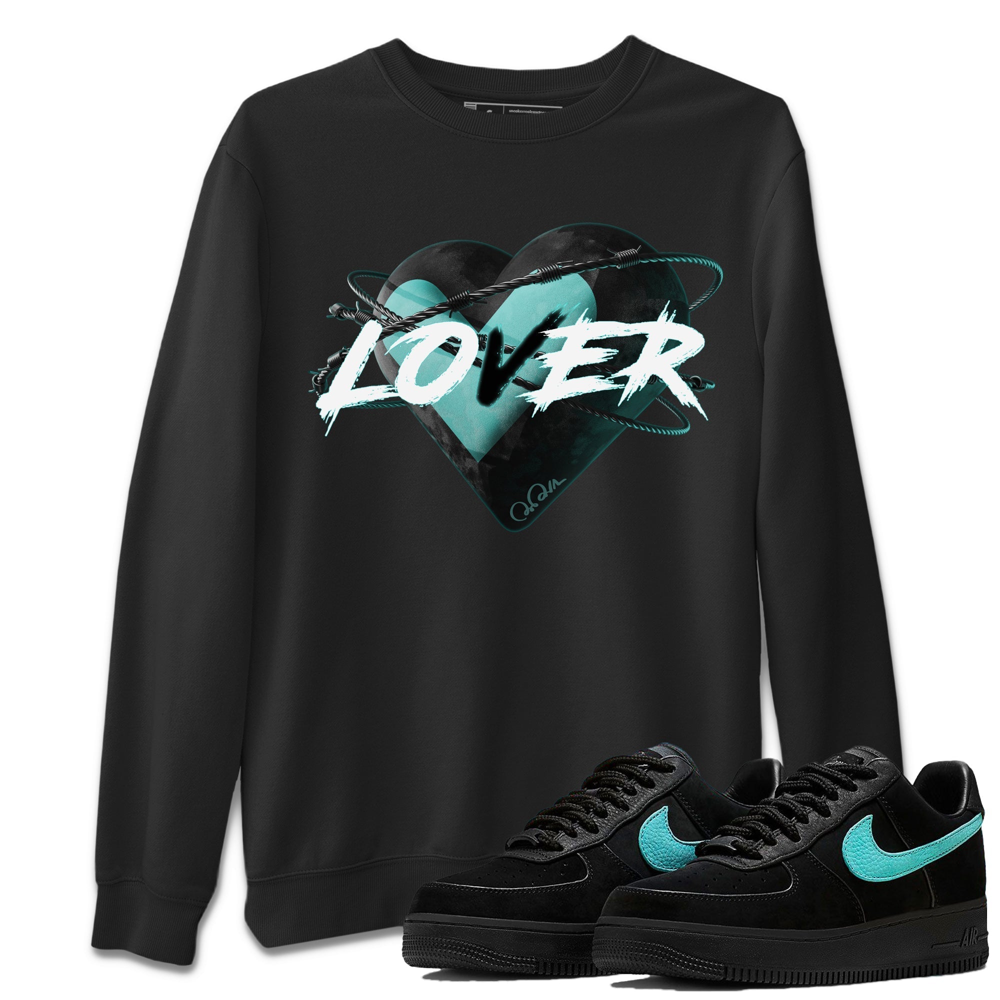 Heart Lover Unisex Tops - Air Force 1 Tiffany