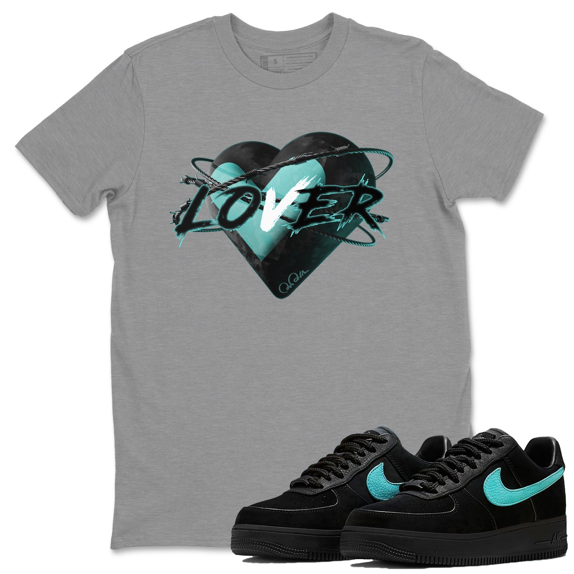 Heart Lover Unisex Tops - Air Force 1 Tiffany