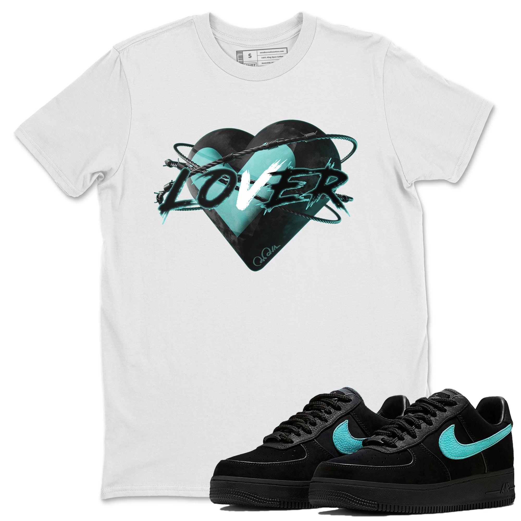 Heart Lover Unisex Tops - Air Force 1 Tiffany