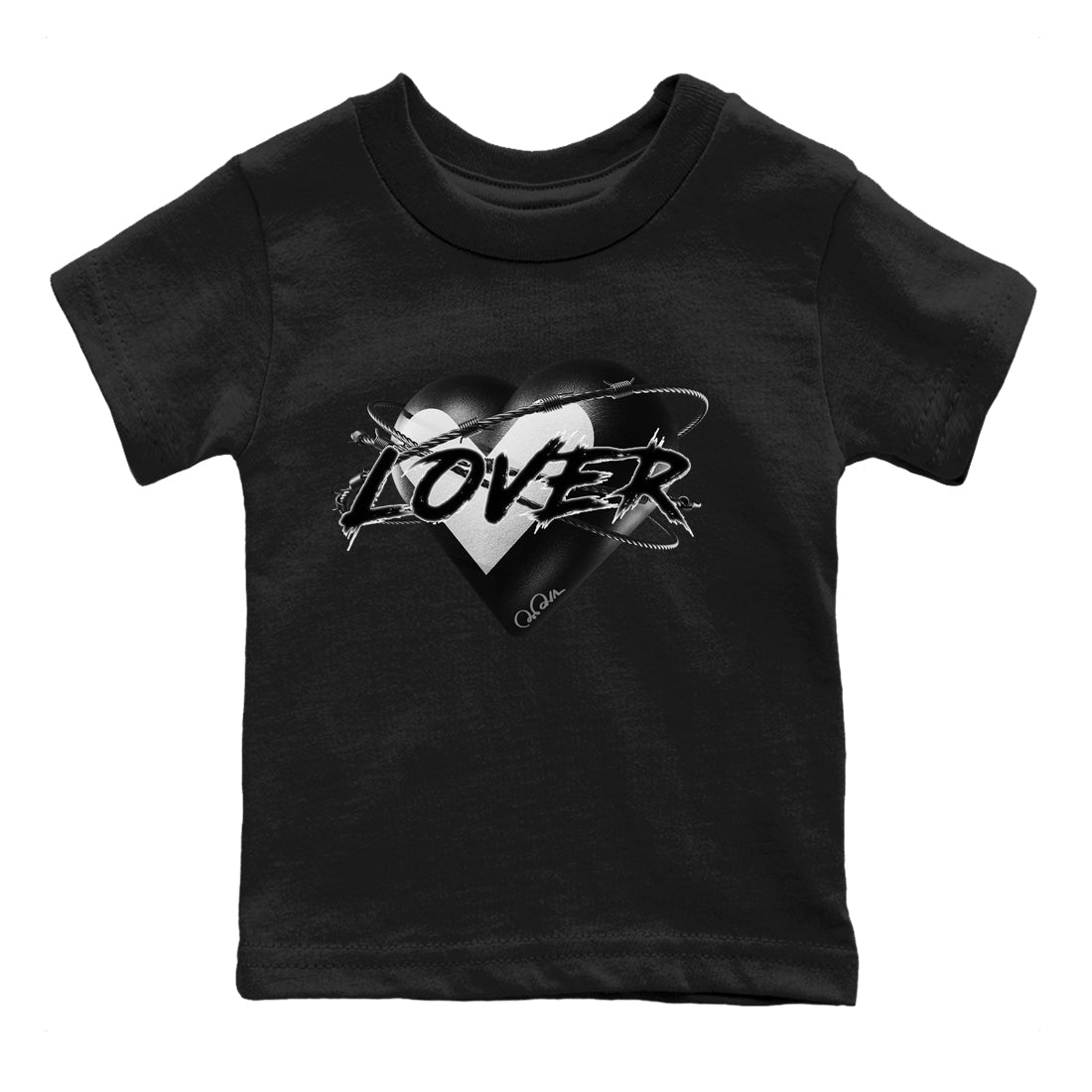 Heart Lover Kids Tops - Air Jordan 1 Homage