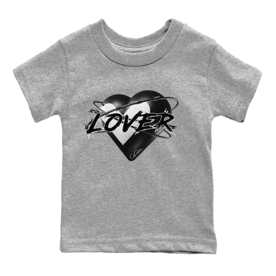 Heart Lover Kids Tops - Air Jordan 1 Homage