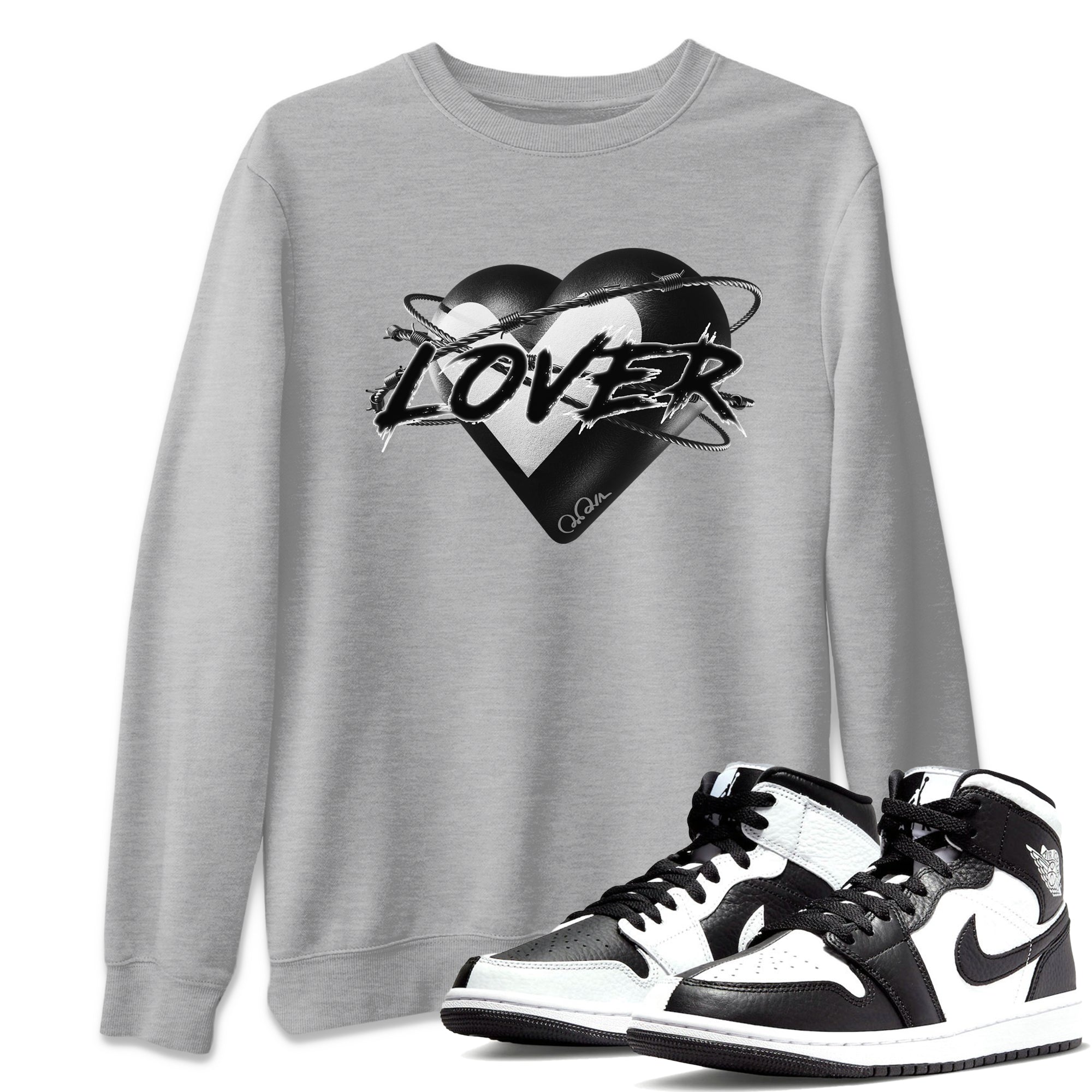 Heart Lover Unisex Tops - Air Jordan 1 Homage