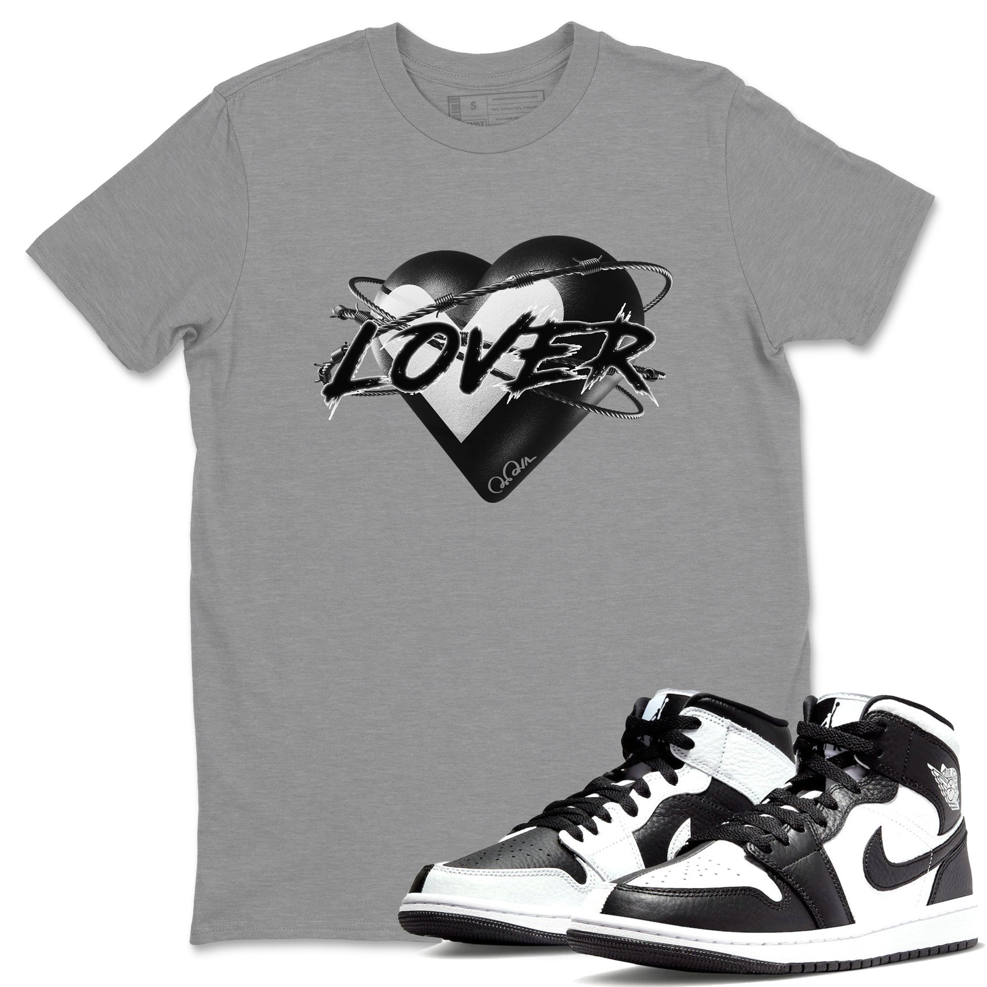 Heart Lover Unisex Tops - Air Jordan 1 Homage