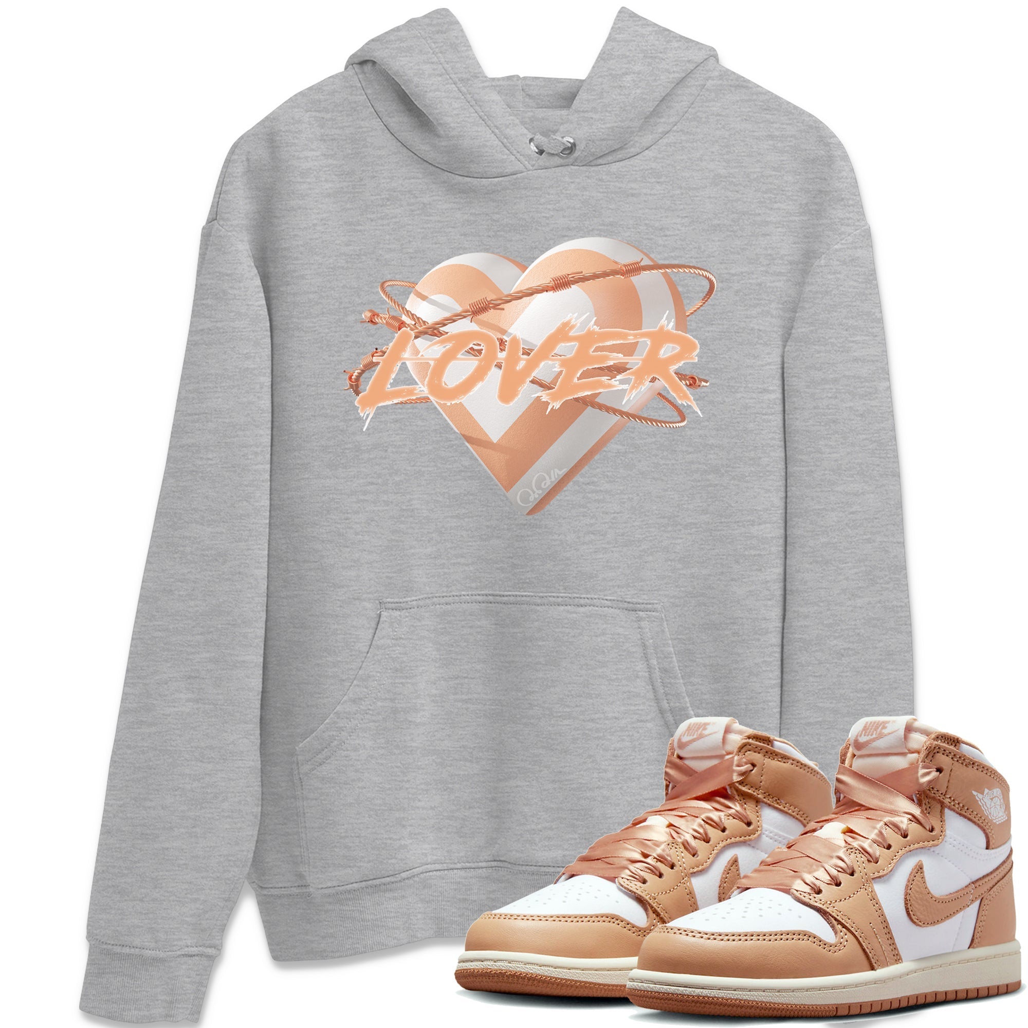Heart Lover snkmatch Tee - Air Jordan 1 Praline
