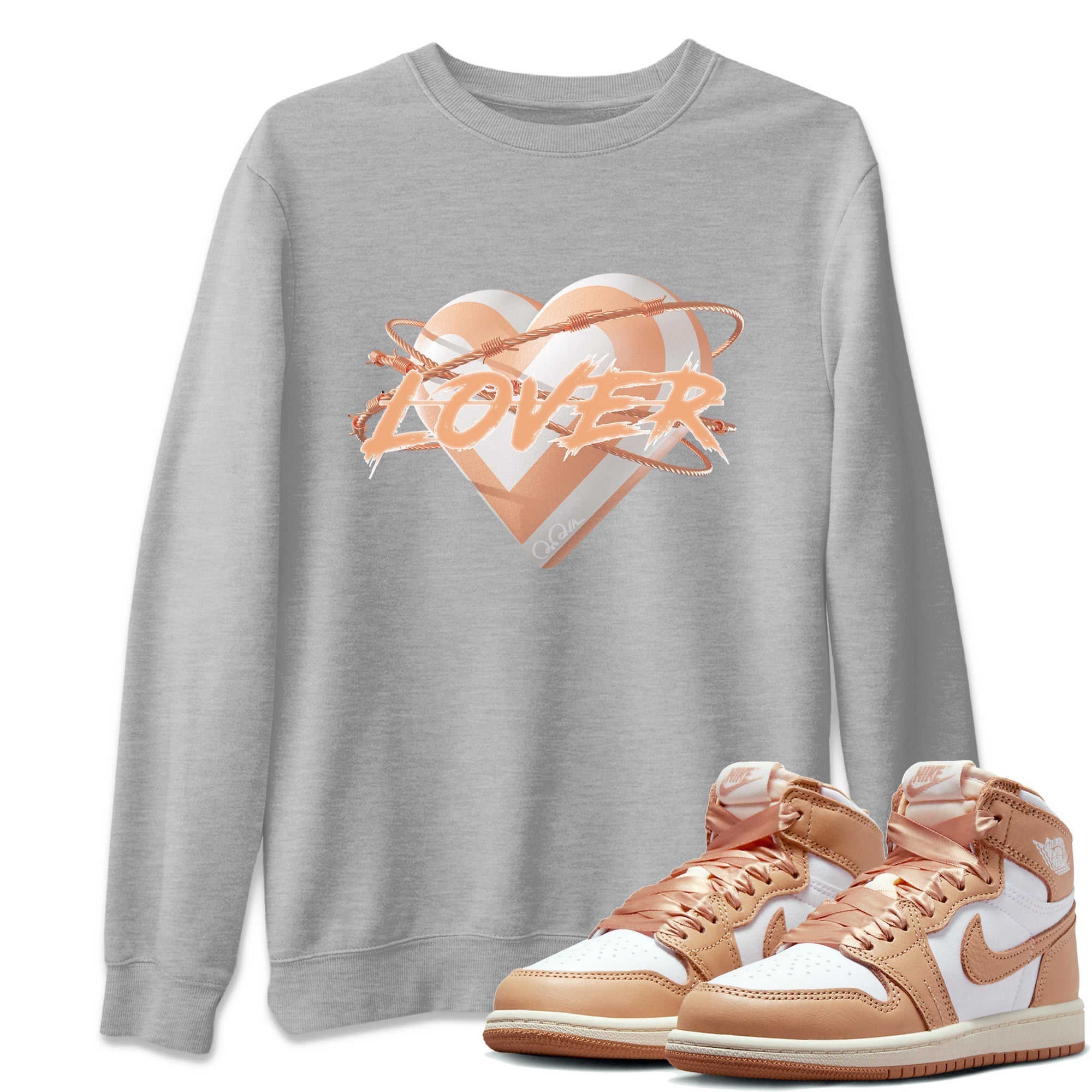 Heart Lover snkmatch Tee - Air Jordan 1 Praline