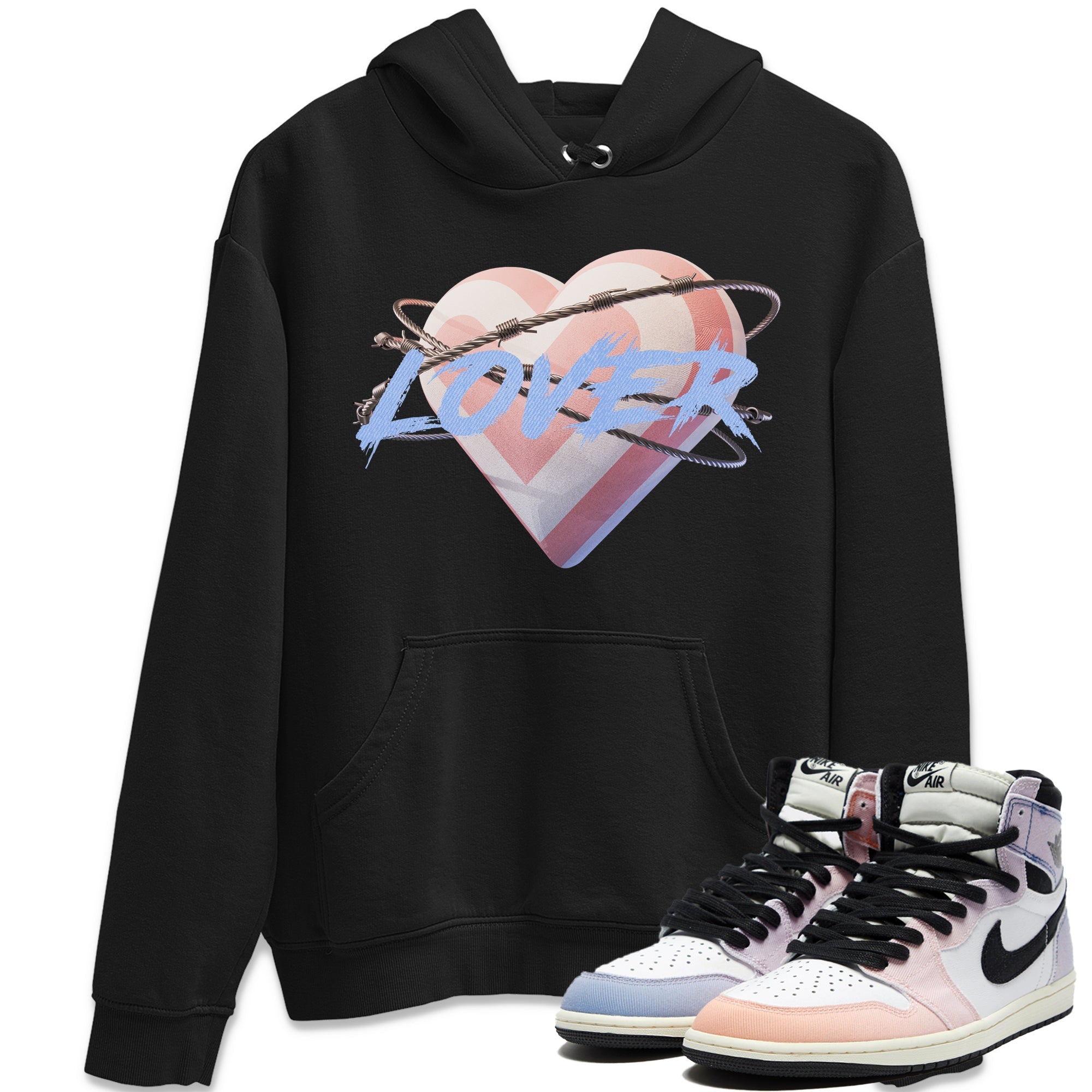 Heart Lover Unisex Tops - Air Jordan 1 Skyline