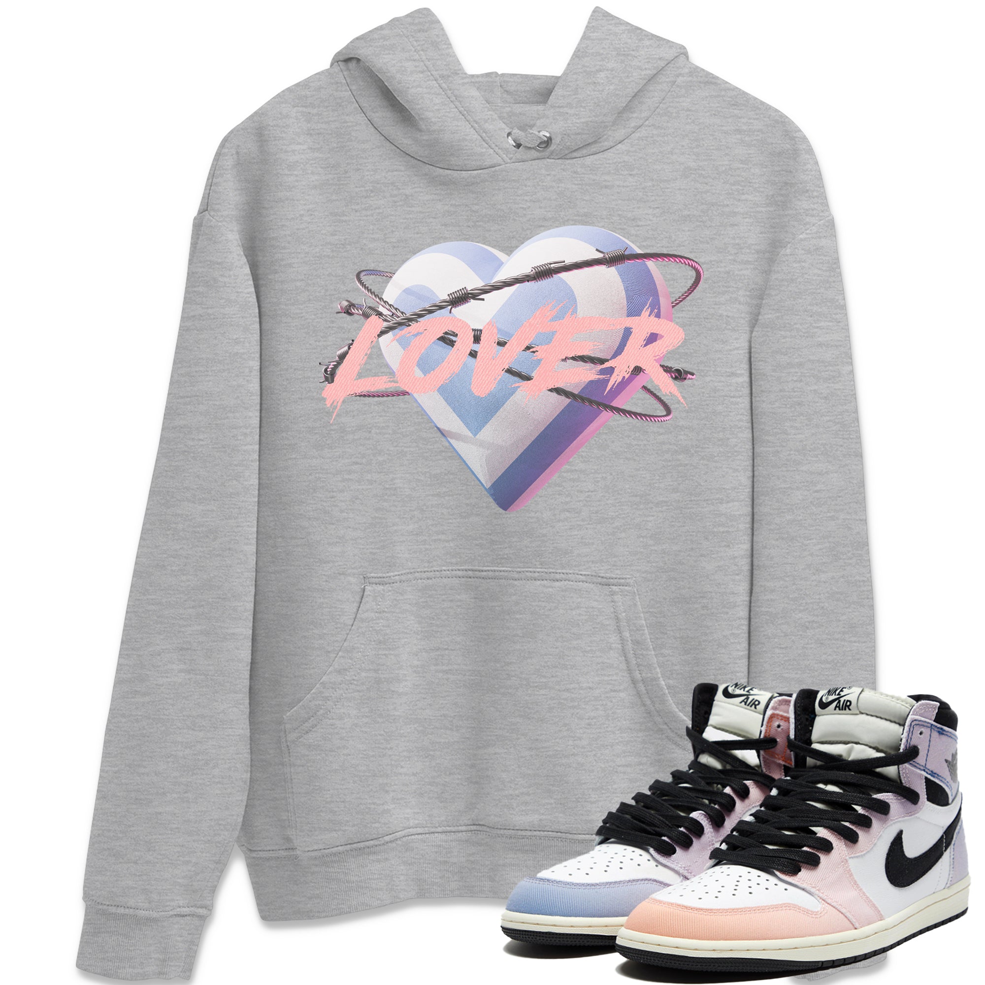 Heart Lover Unisex Tops - Air Jordan 1 Skyline