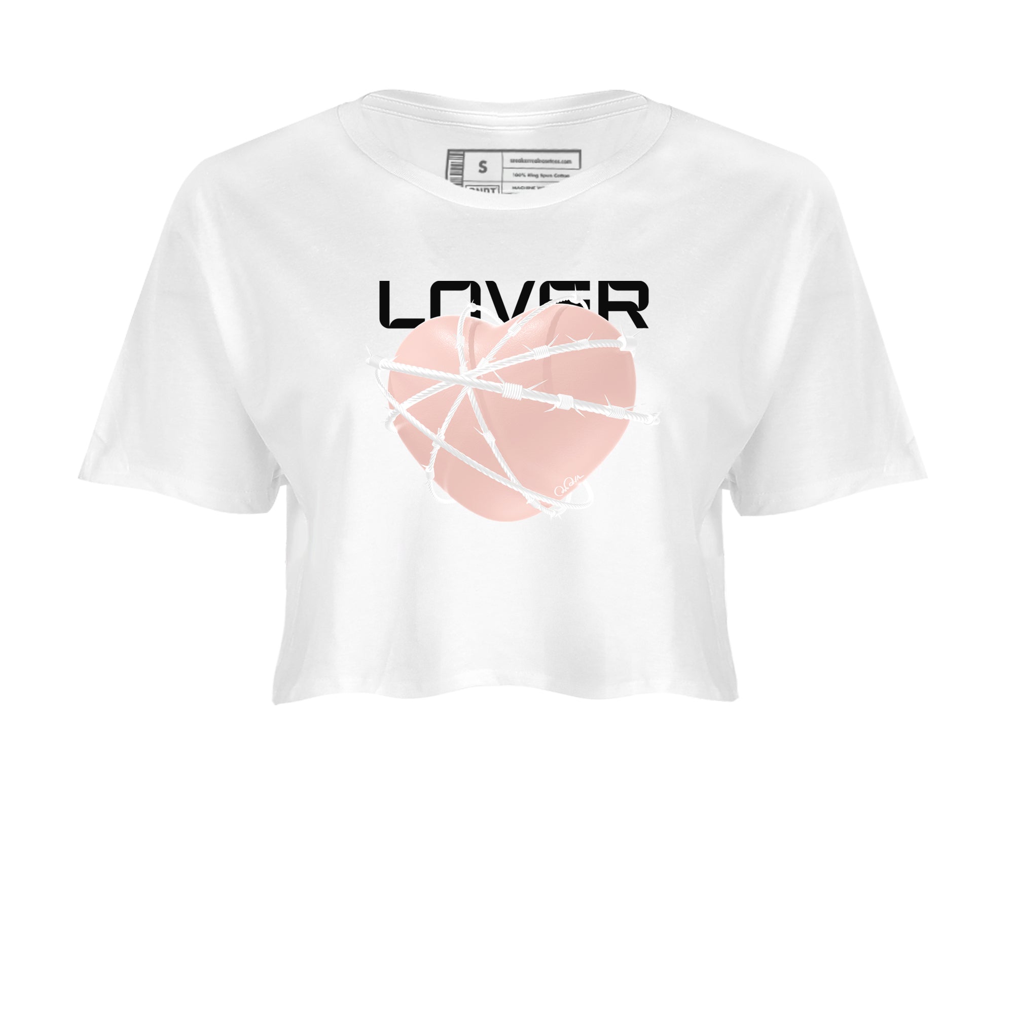 Heart Lover snkmatch Women's Top - Air Jordan 11 Legend Pink