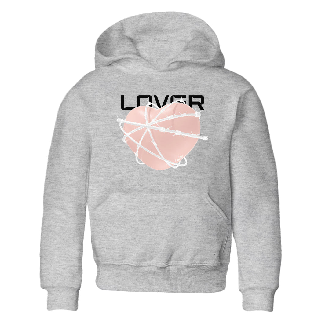 Heart Lover snkmatch Tees Kids - Air Jordan 11 Legend Pink