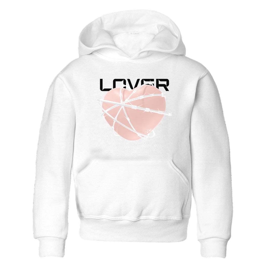 Heart Lover snkmatch Tees Kids - Air Jordan 11 Legend Pink