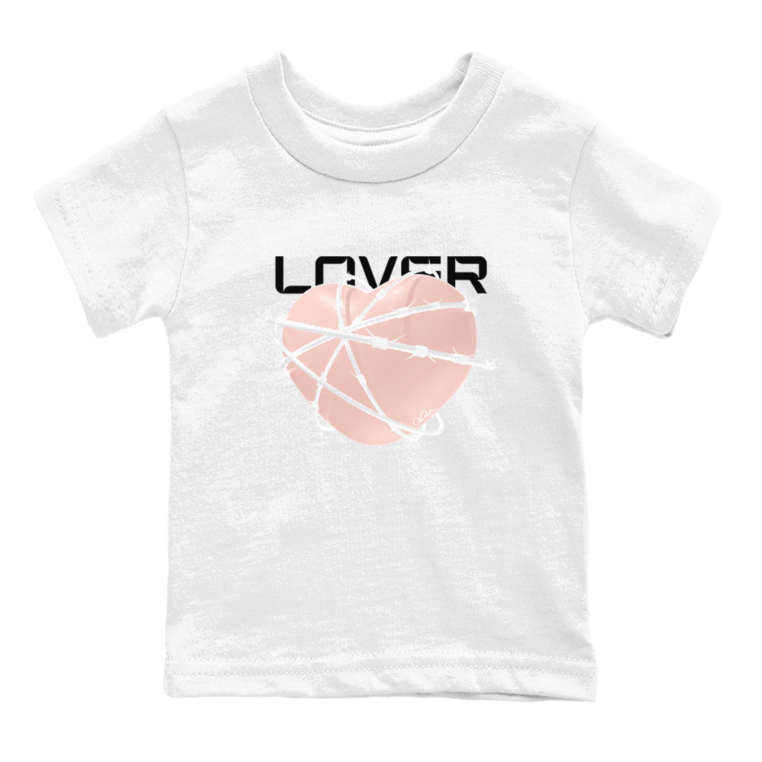 Heart Lover snkmatch Tees Kids - Air Jordan 11 Legend Pink