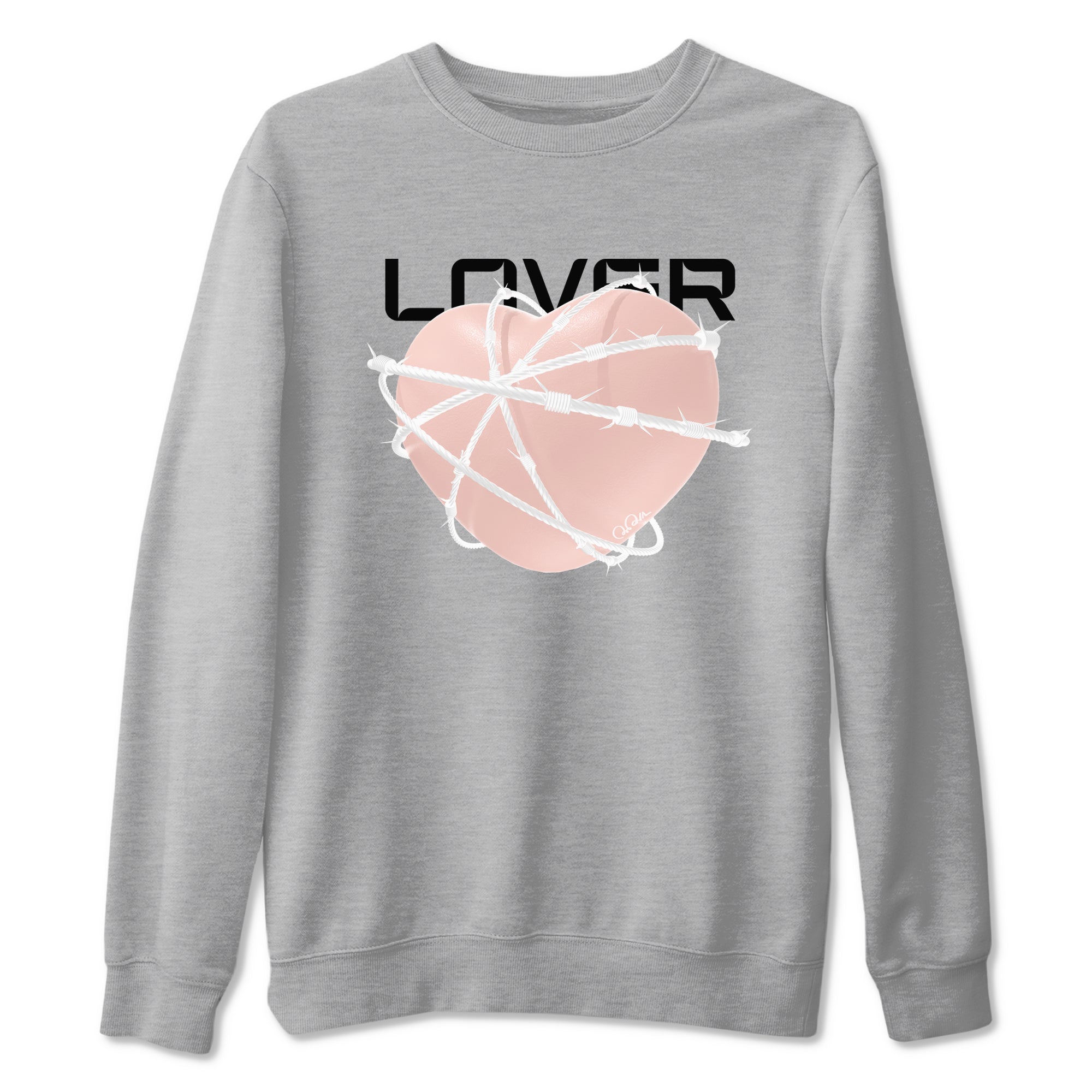 Heart Lover snkmatch Tees - Air Jordan 11 Legend Pink