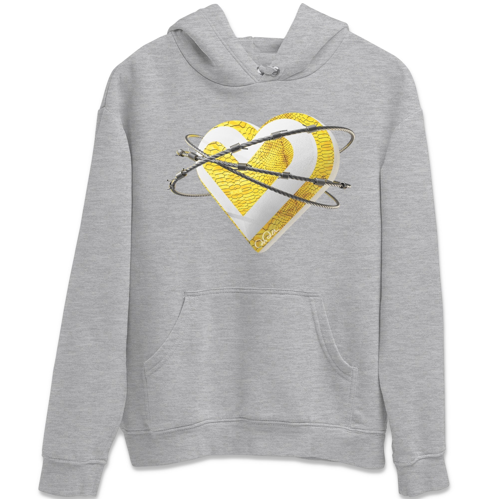 Heart Lover Unisex Tops - Air Jordan 11 Yellow Python