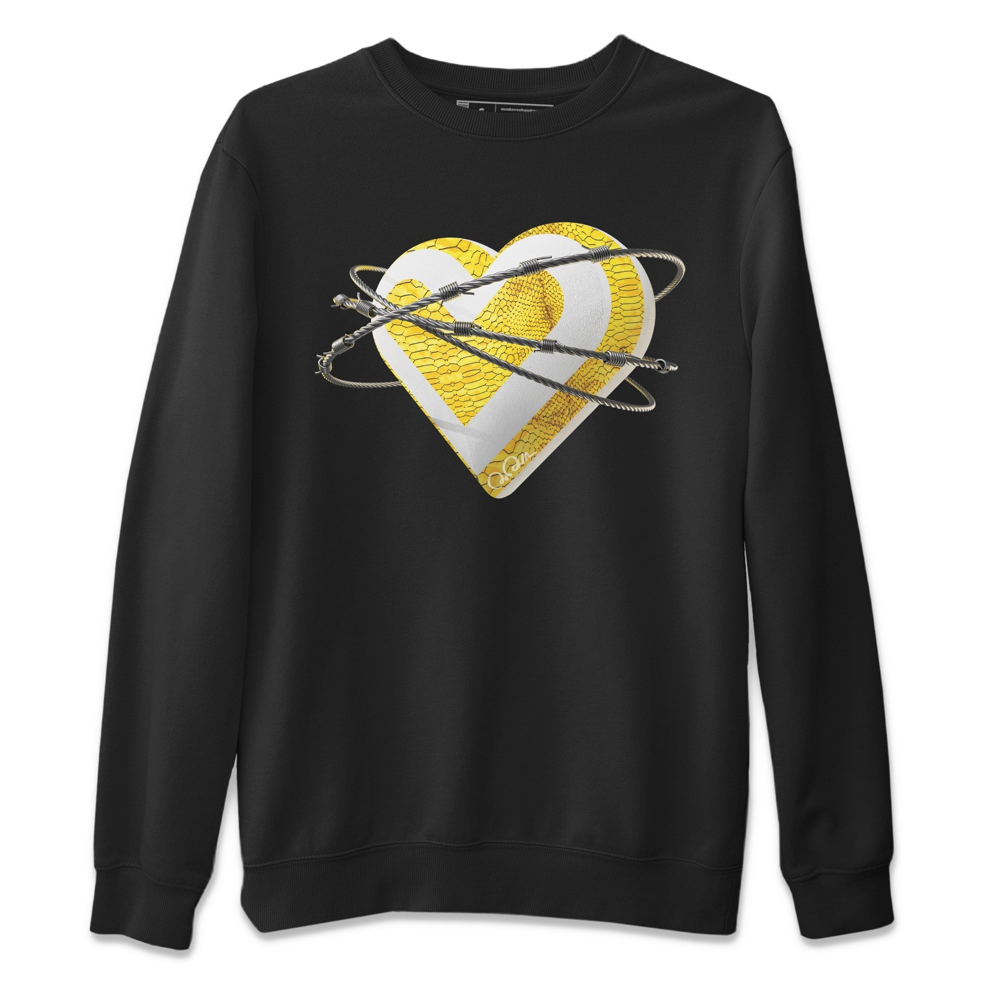 Heart Lover Unisex Tops - Air Jordan 11 Yellow Python