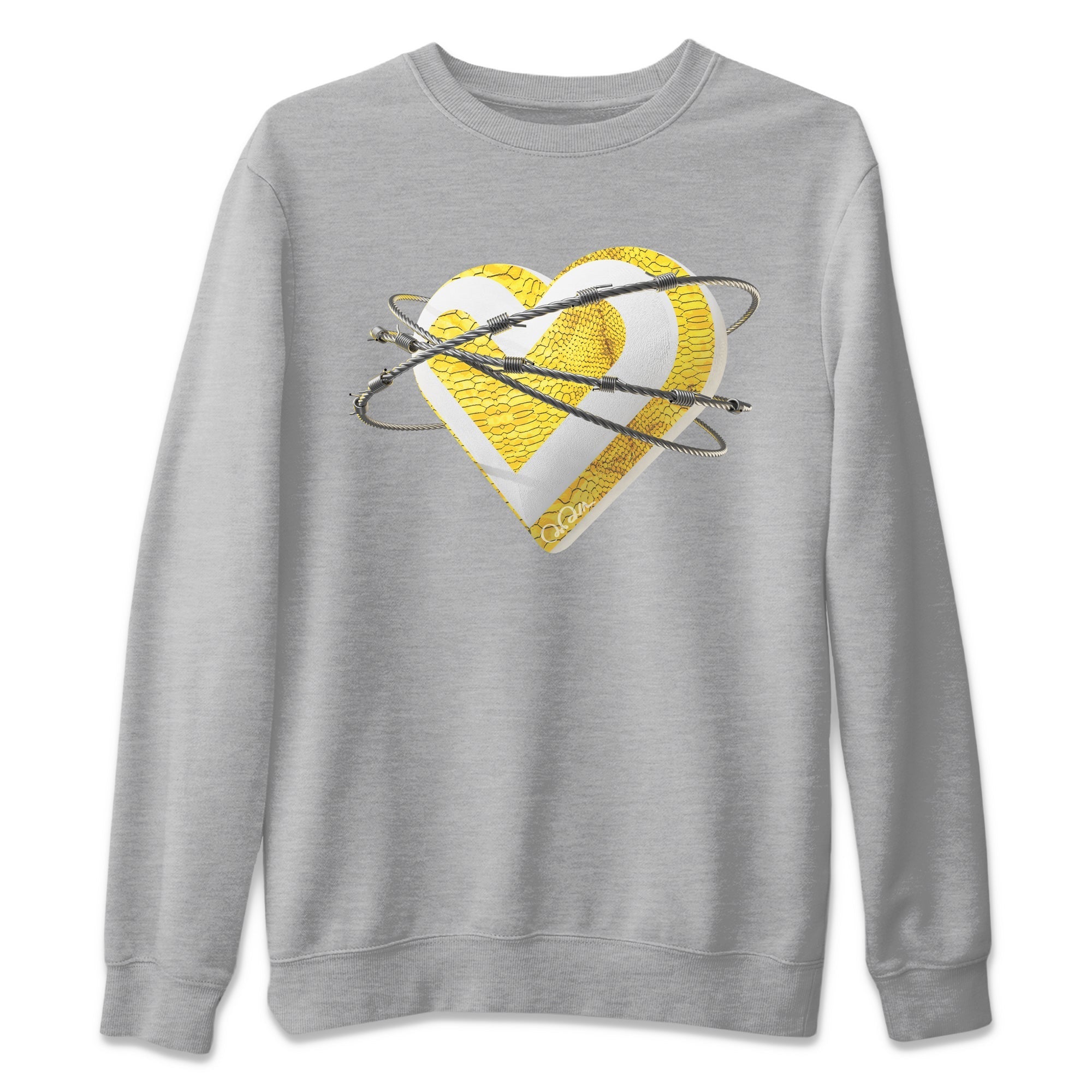 Heart Lover Unisex Tops - Air Jordan 11 Yellow Python